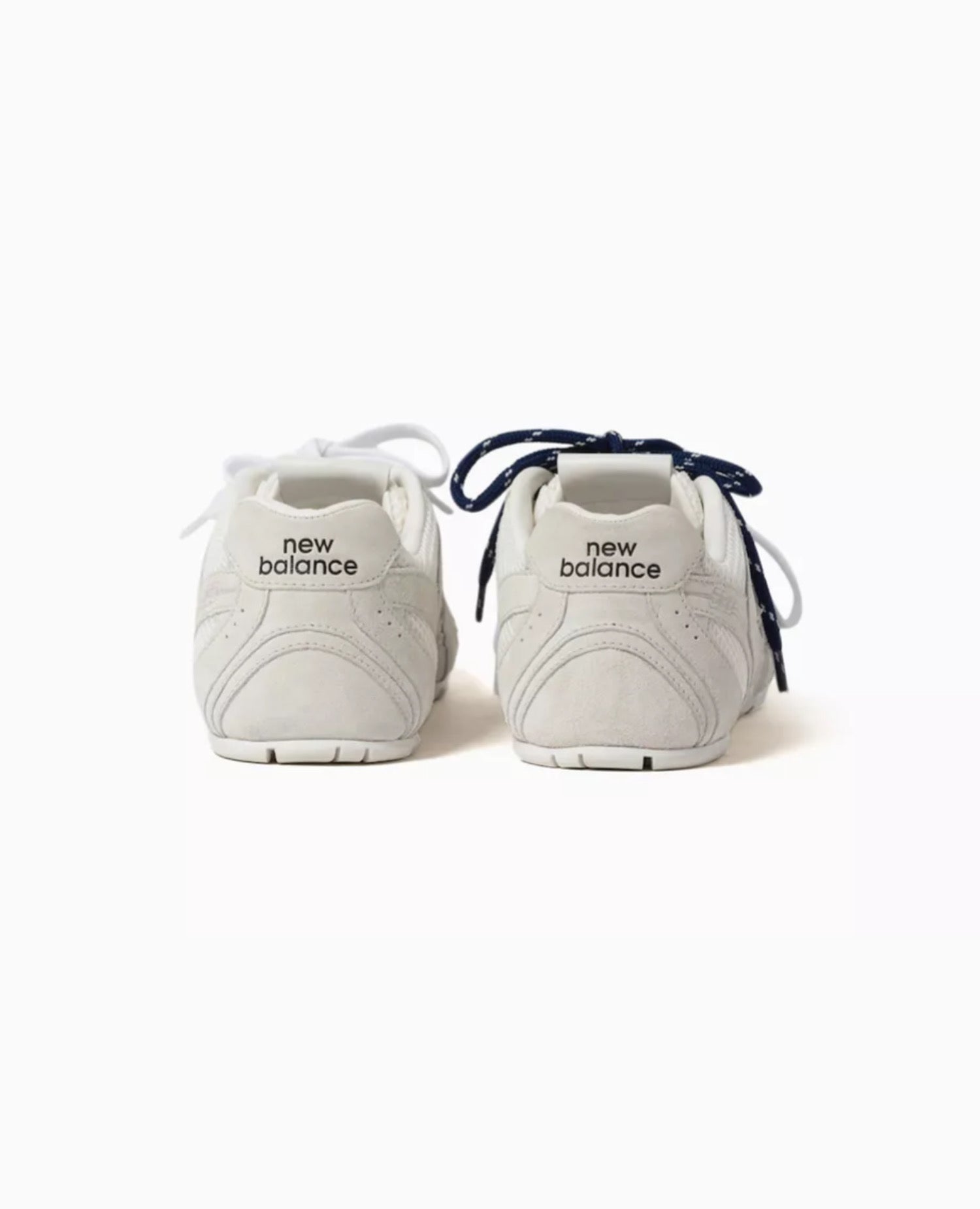 New Balance x Miu Miu - 530 SL Suede & Mesh White Low Top Sneakers