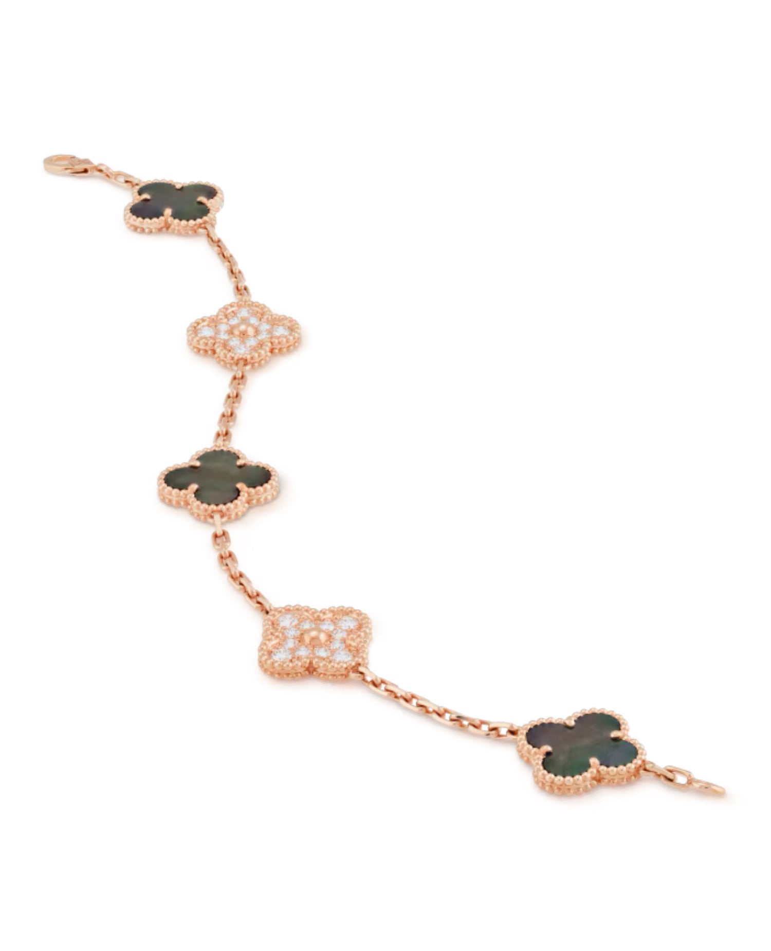 Van Cleef Vintage Alhambra Bracelet, 5 motifs