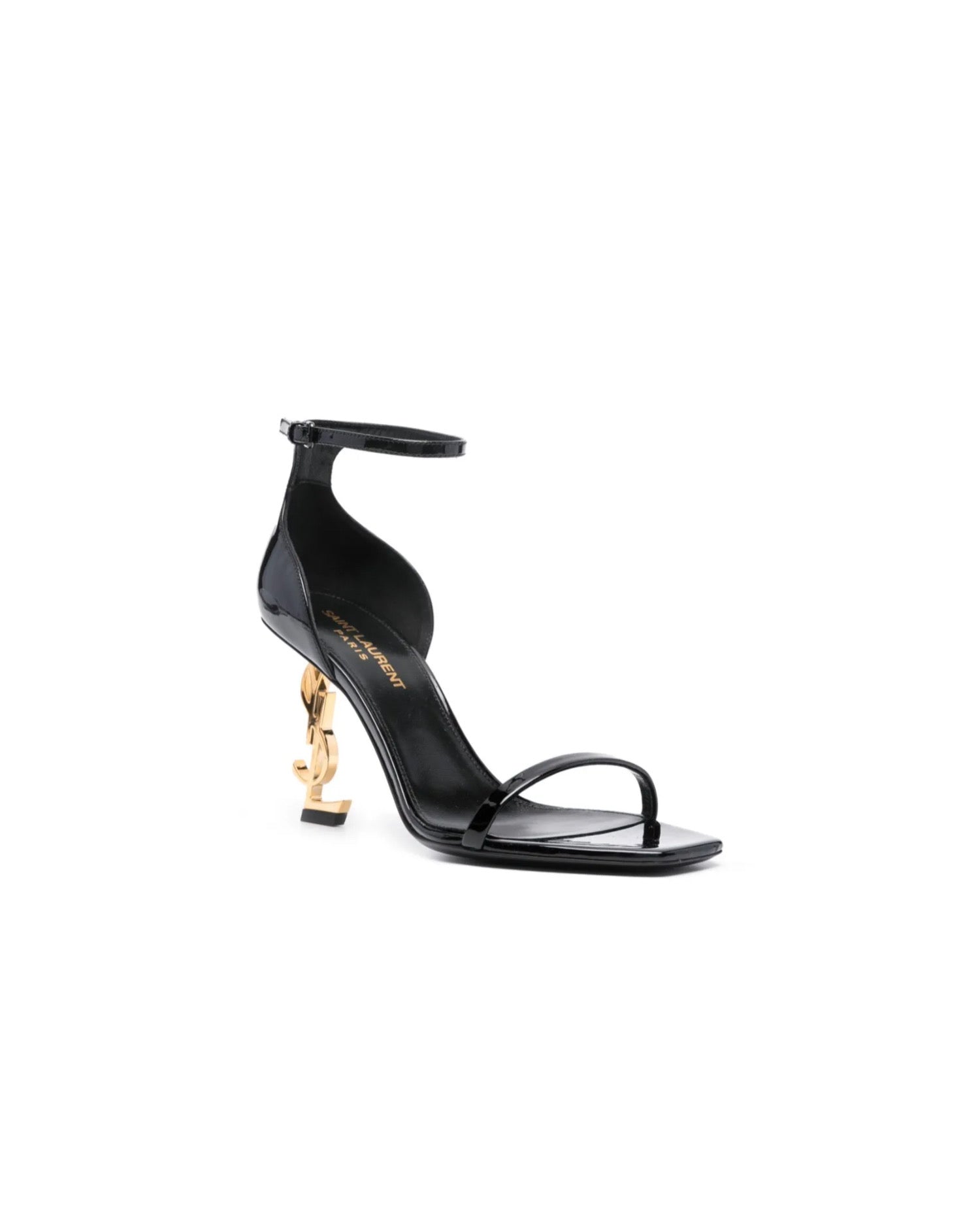 Saint Laurent Opyum Sandals In Patent Leather