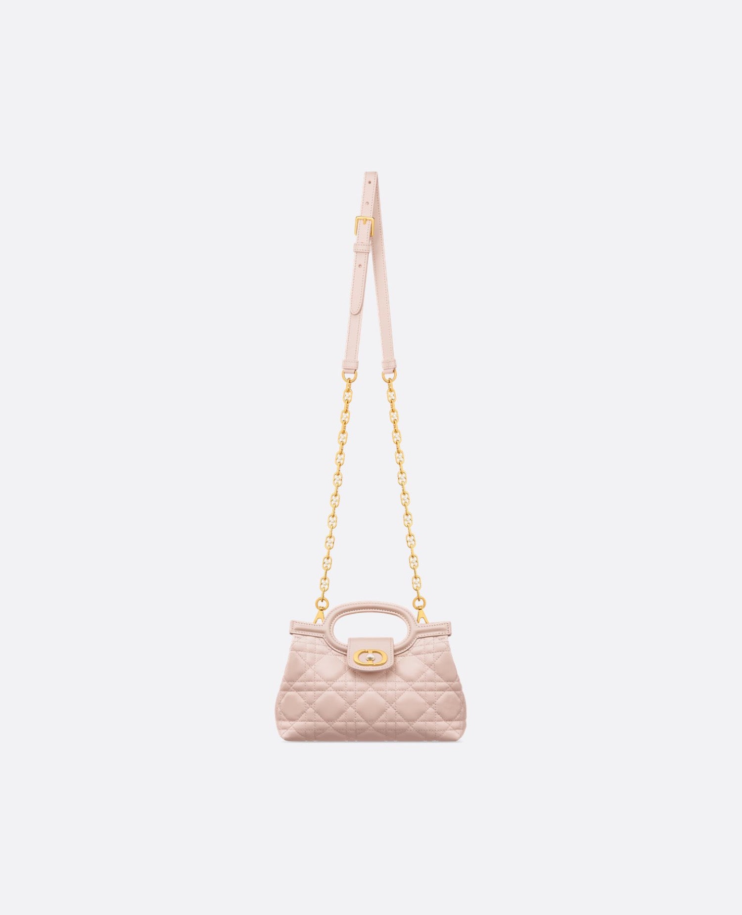 Christian Dior Jolie Top Handle Mini Bag
Powder Pink Cannage Lambskin