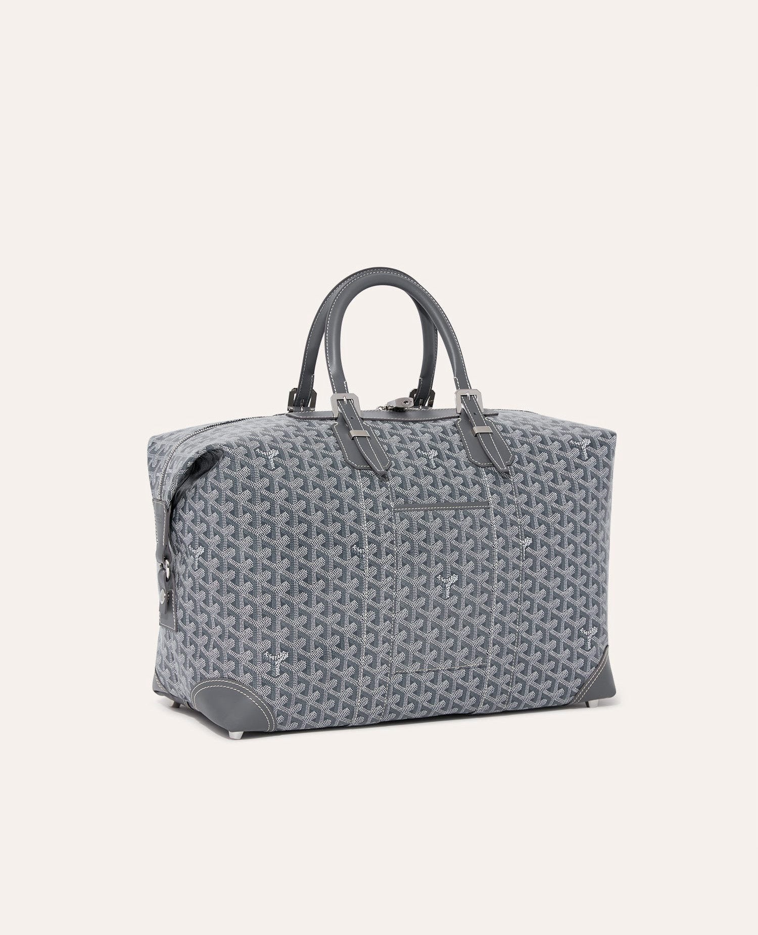 Goyard Bowling Travel 45 Bag Grey