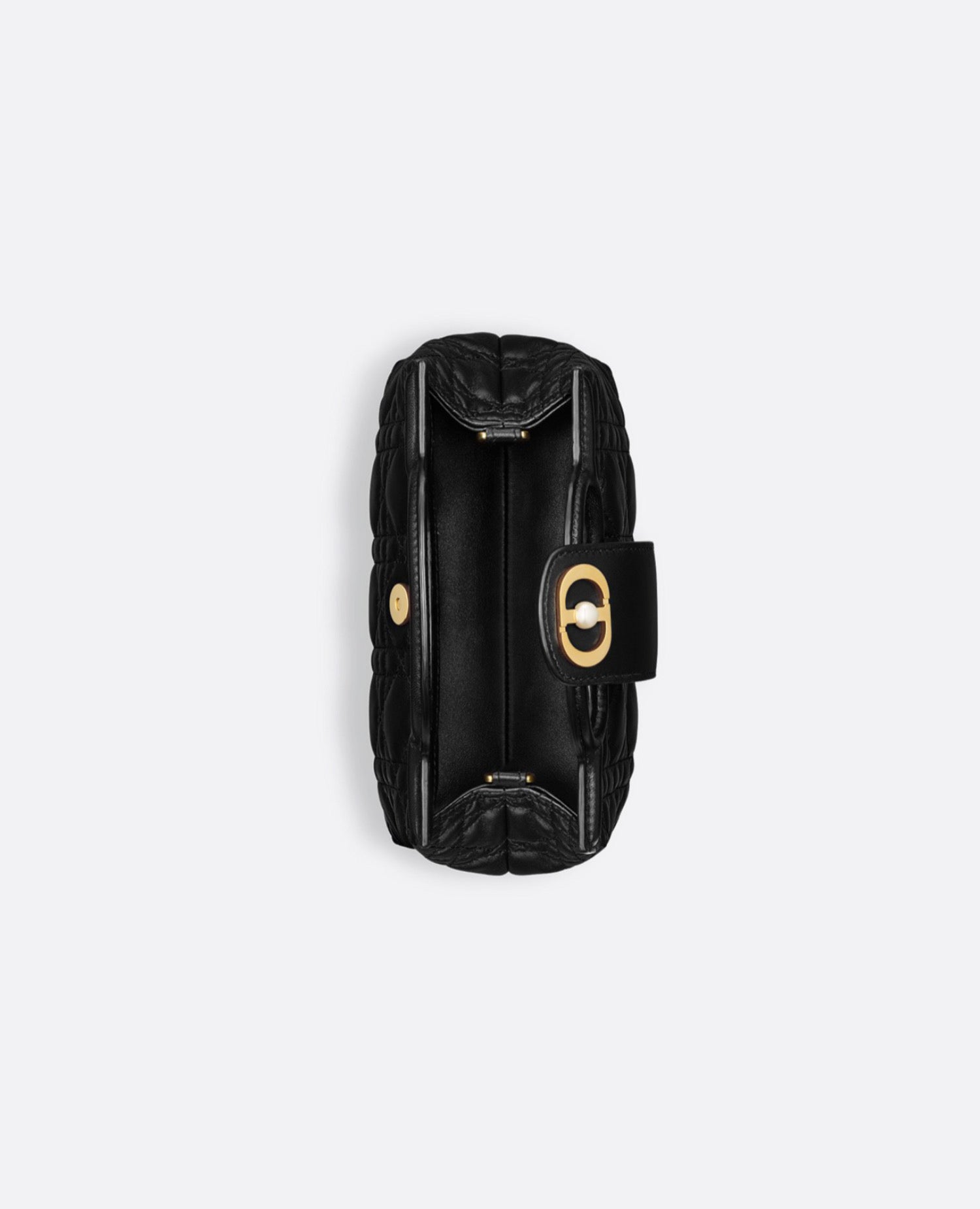 Christian Dior Jolie Top Handle Mini Bag
Black Cannage Lambskin