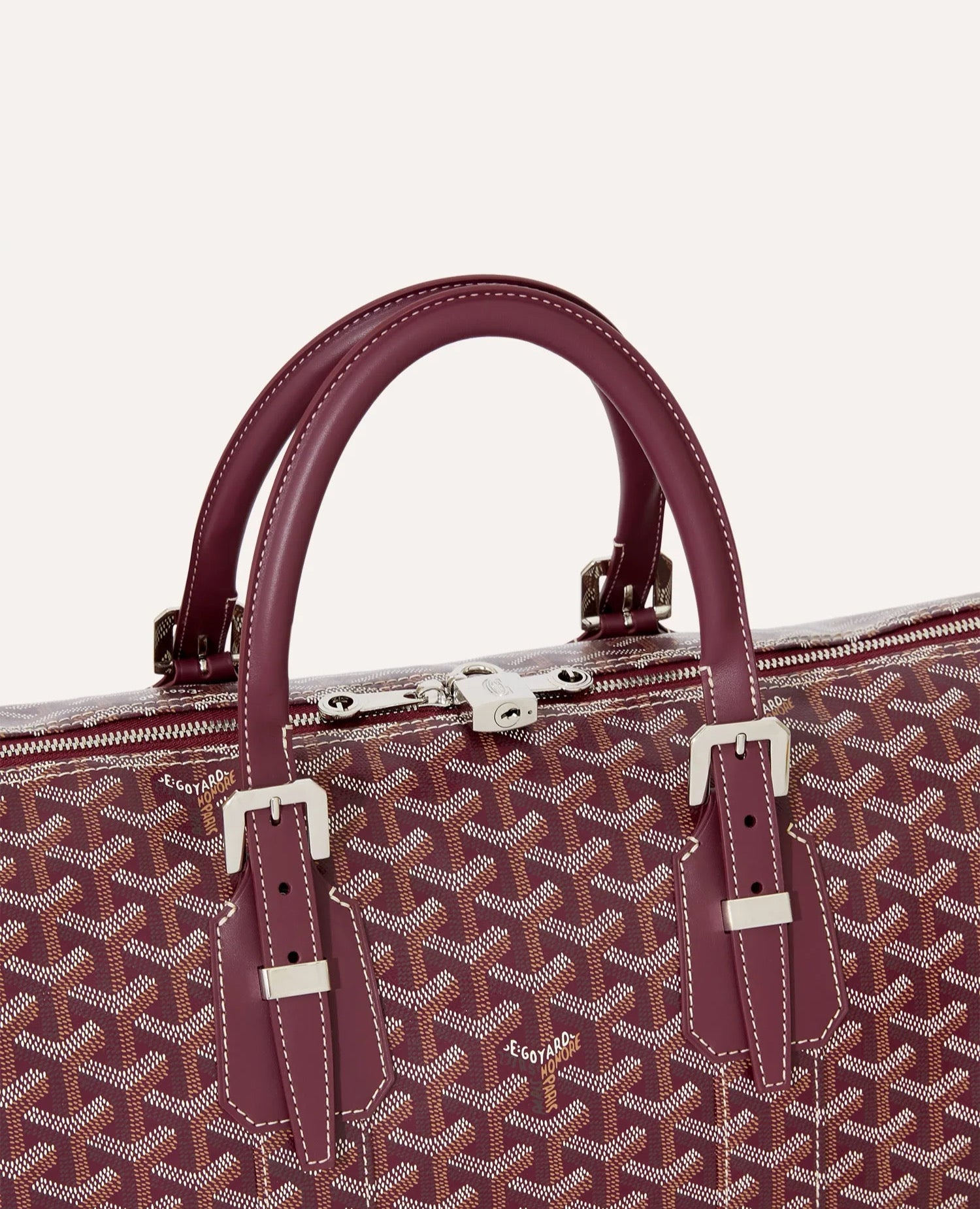 Goyard Boston 45 bag Burgundy