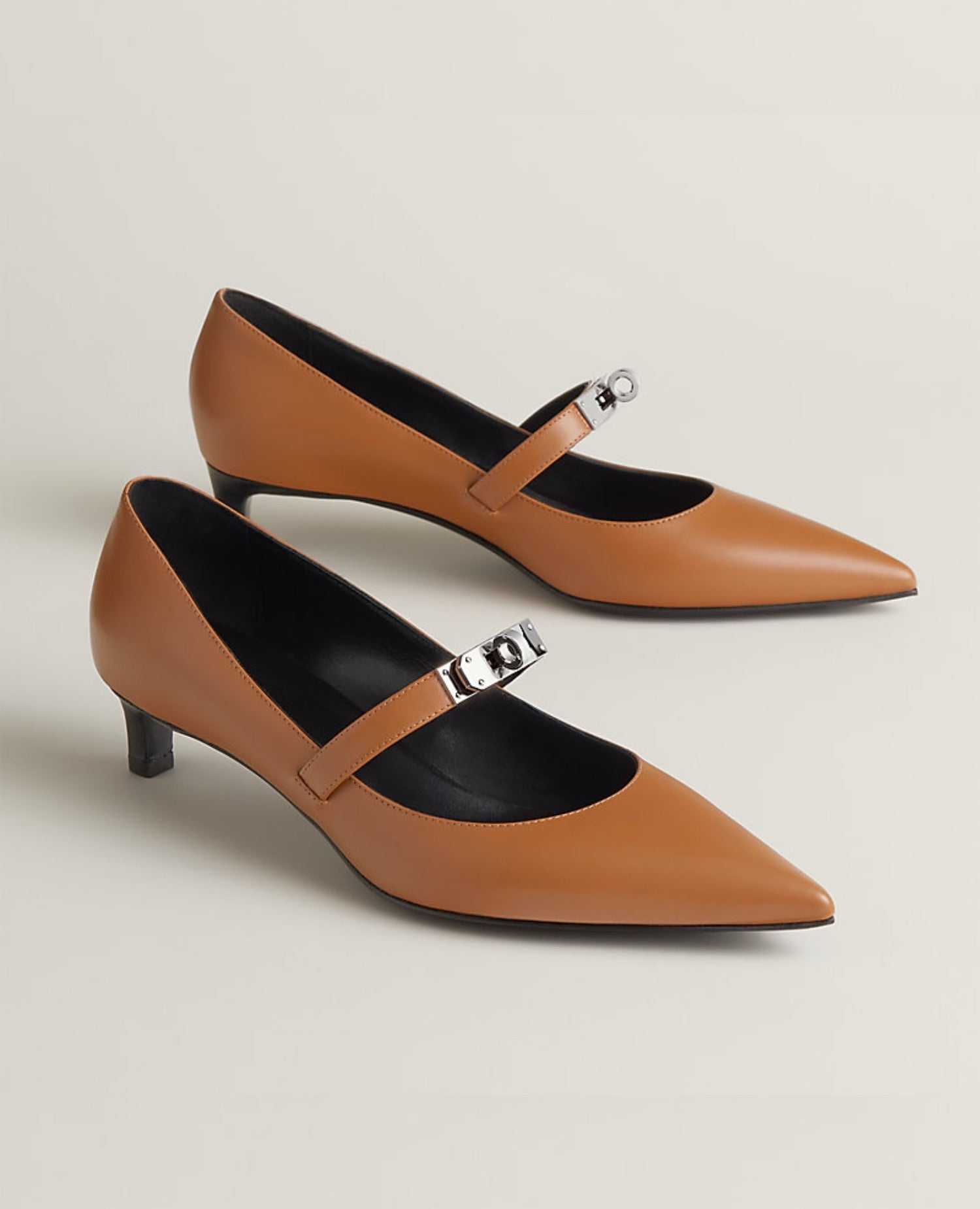 Hermès Kiara 40 Pump Naturel Clair