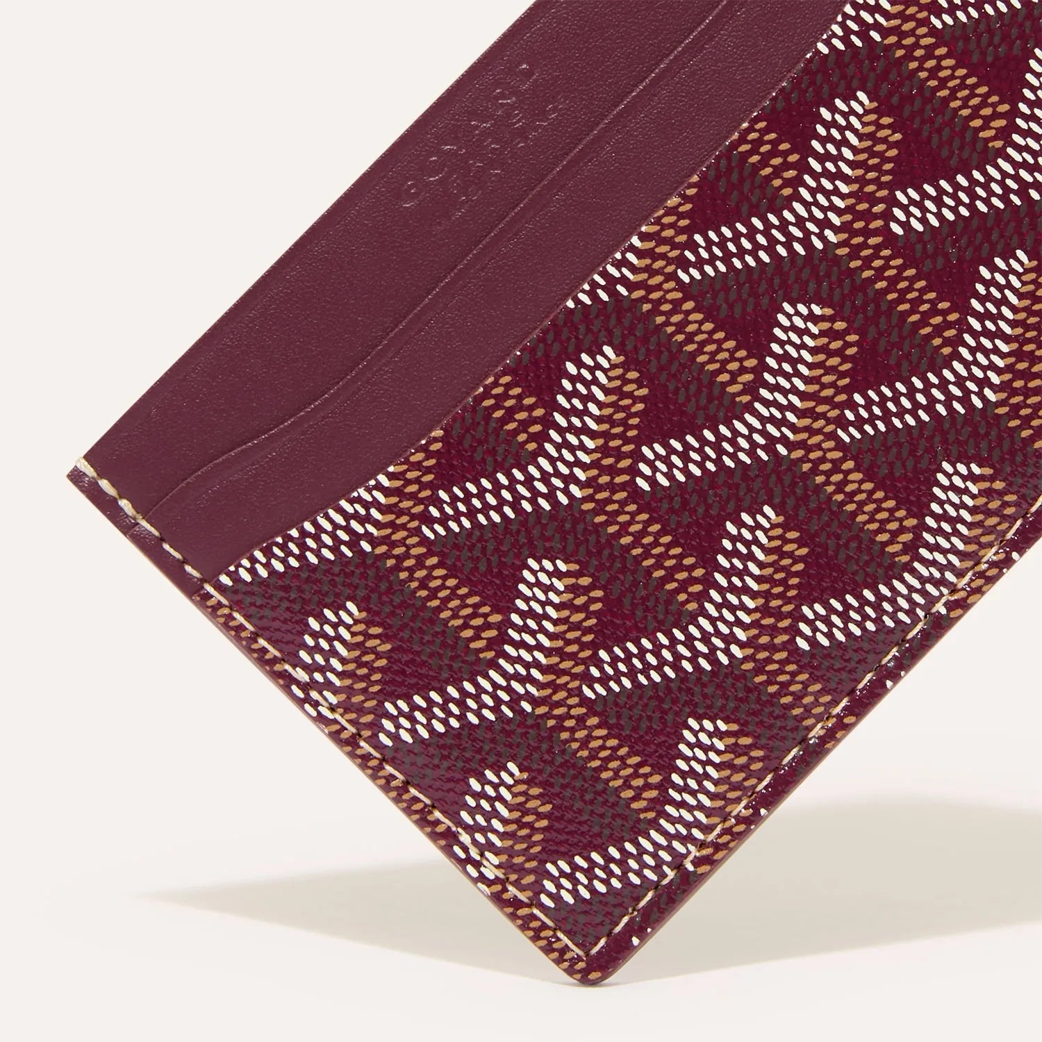 GYD Saint-Sulpice Card Wallet Burgundy