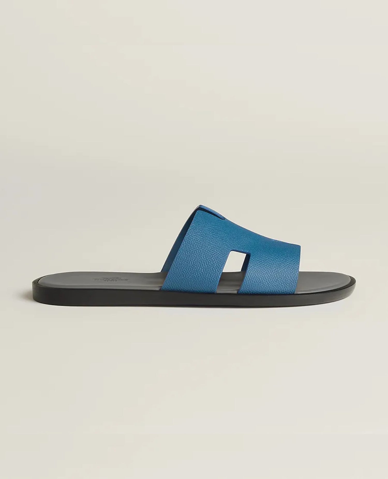 Hermès Izmir Sandal Bleu Bleuet / Gris Osmium