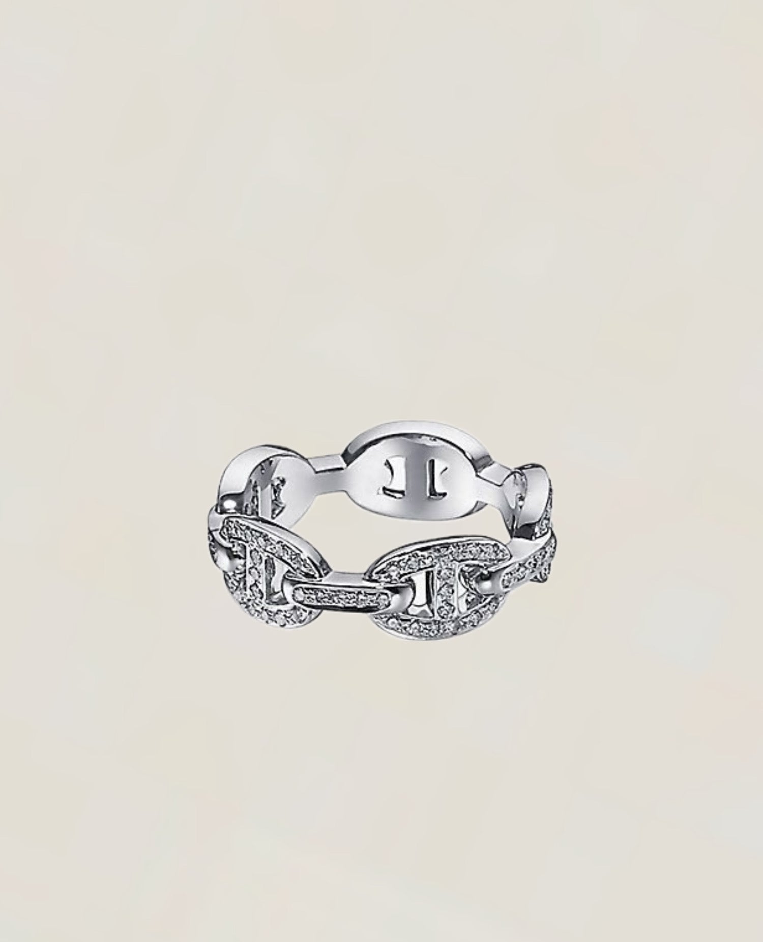 Hermès Chaine D'ancre Enchainee Ring, small model