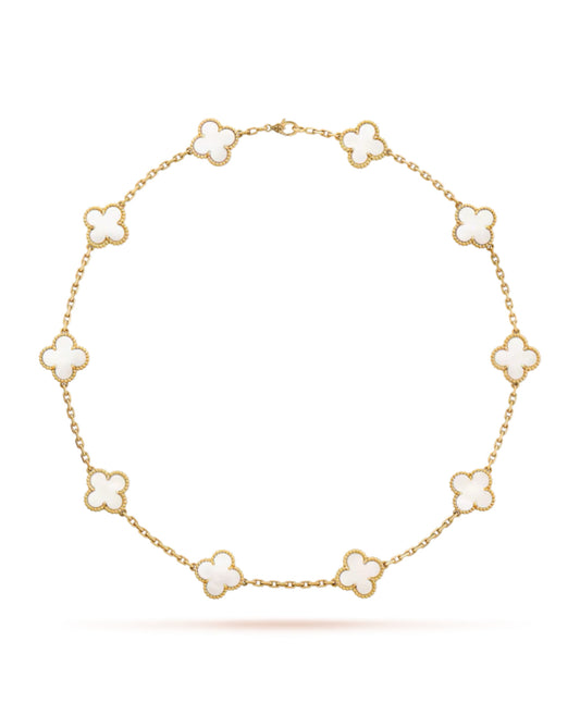 Van Cleef Vintage Alhambra necklace, 10 motifs