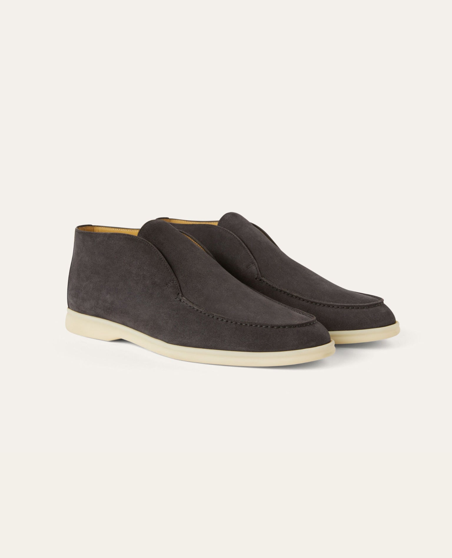 Loro Piana Open Walk Ankle Boot Caviar