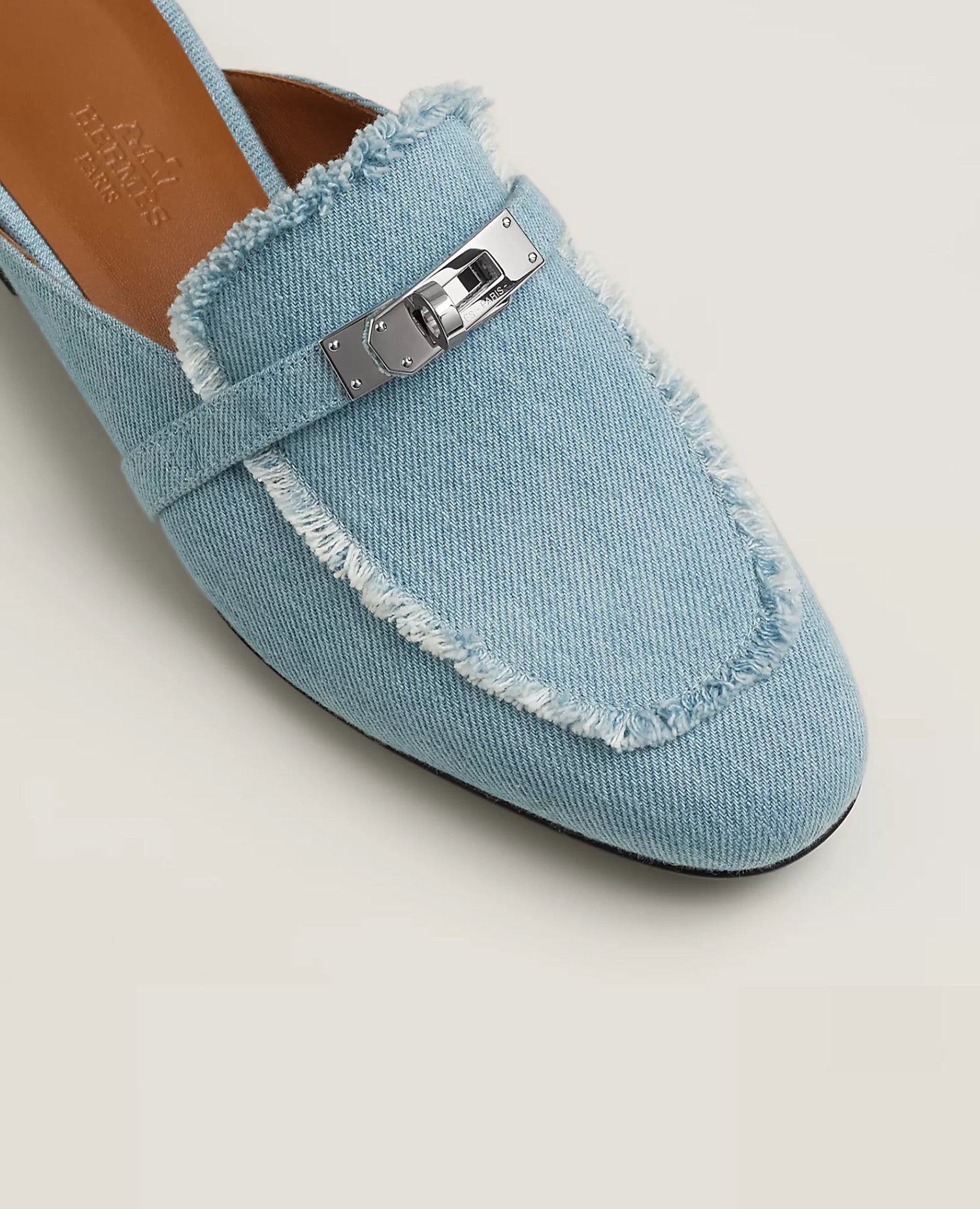 Hermès Oz Mule Bleu Clair