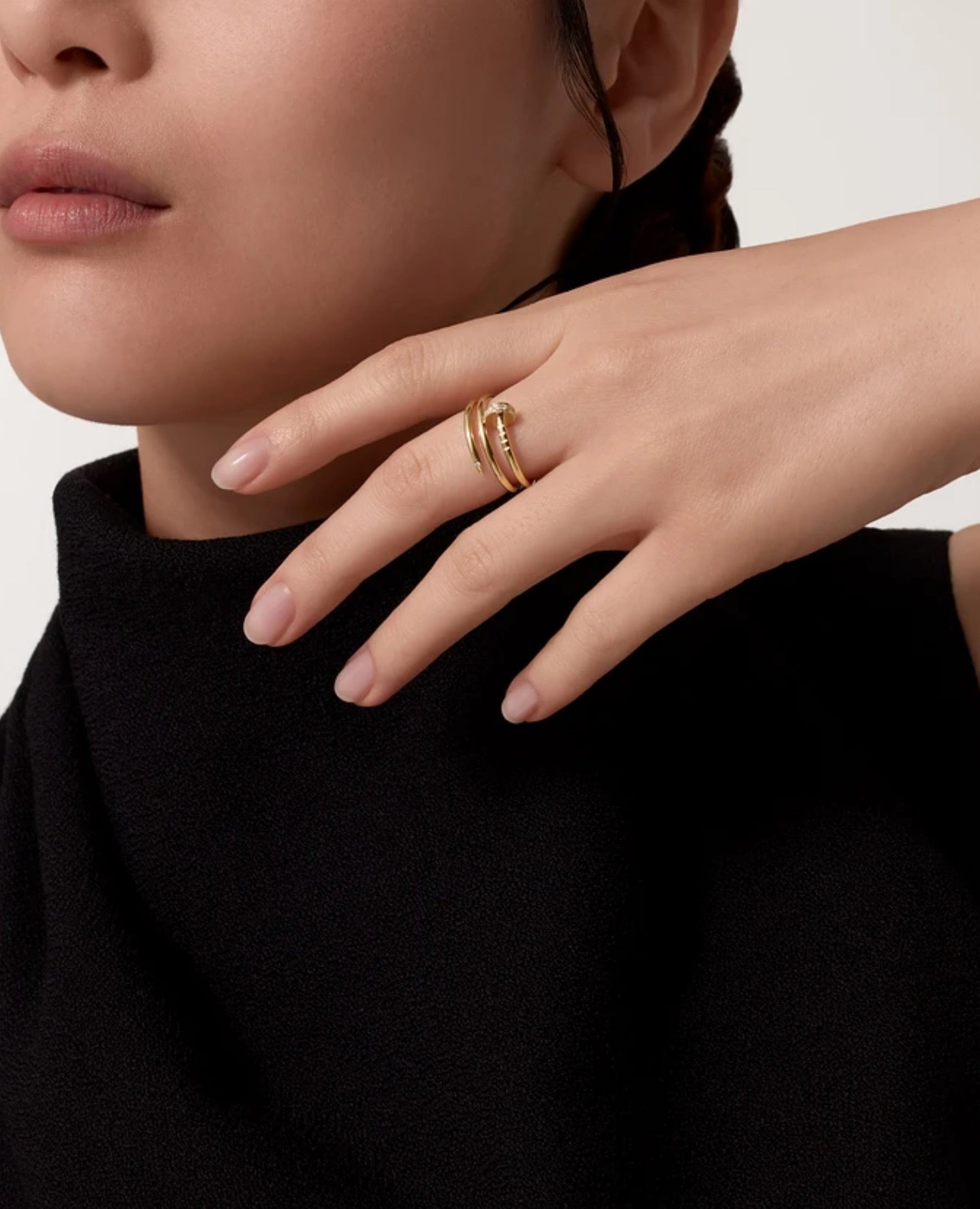 Cartier Anel Juste un Clou Ring, duplo, diamantes