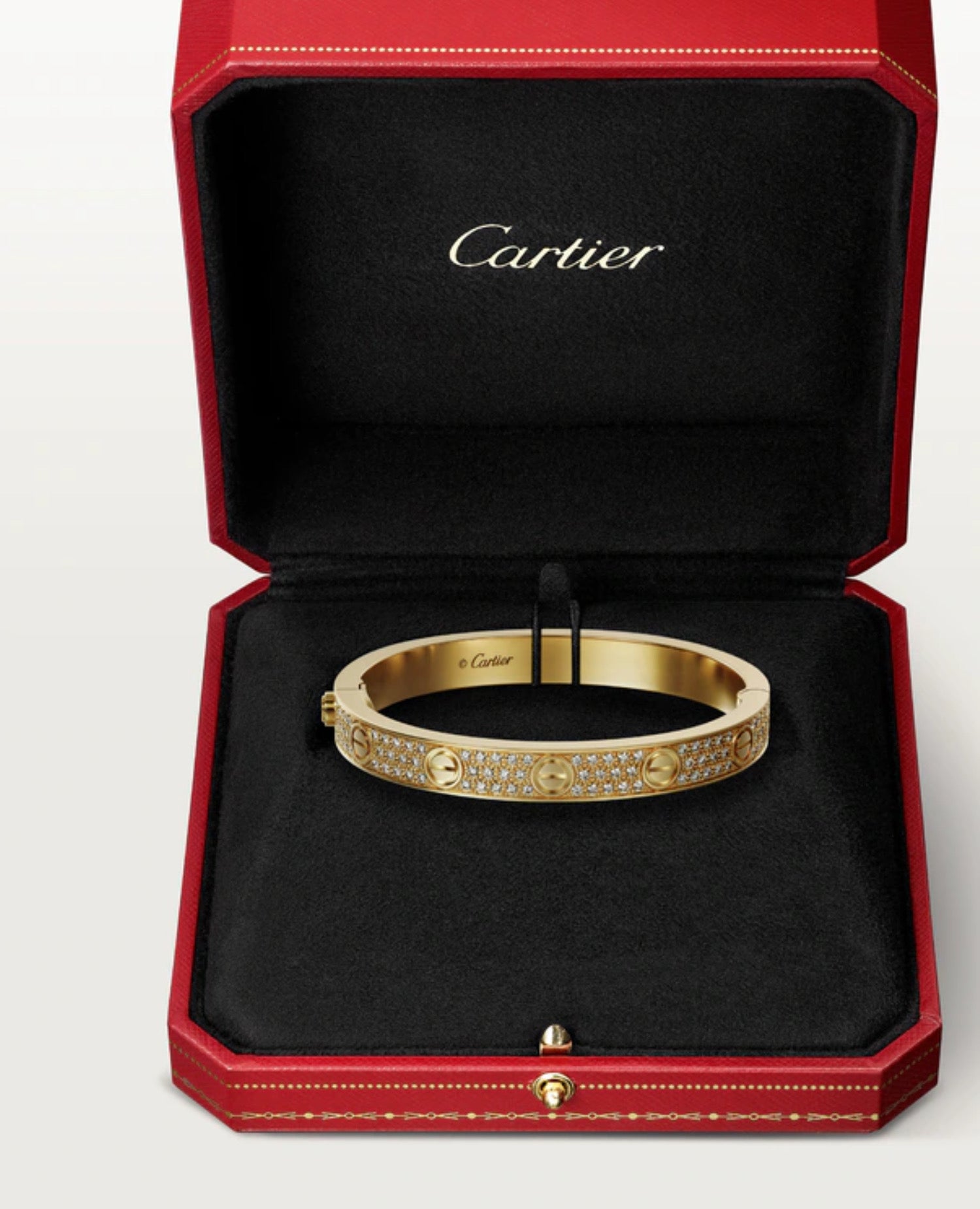 Cartier Love Bracelet, classic model, paved