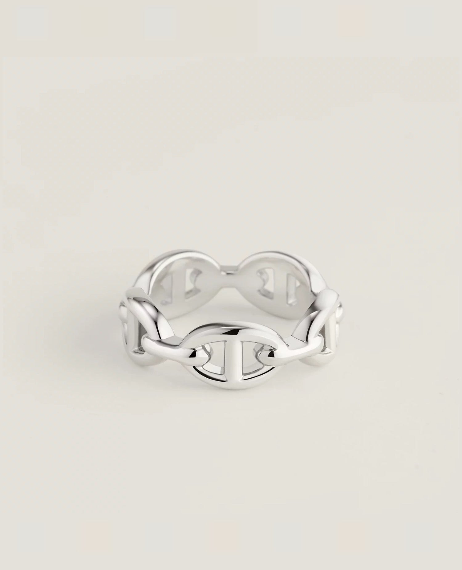 Hermès Chaine D'ancre Enchainee Ring, small model