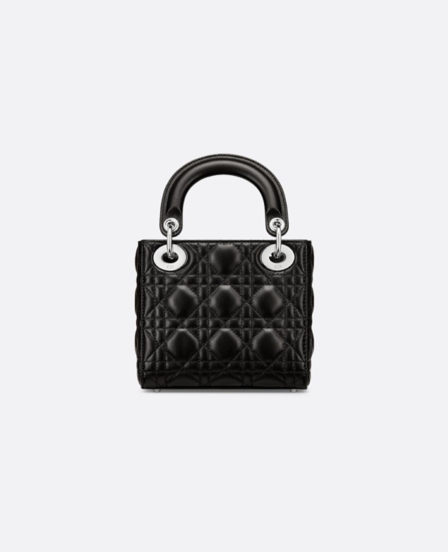 Christian Dior Mini Lady Dior Bag
Black Silver Hardware