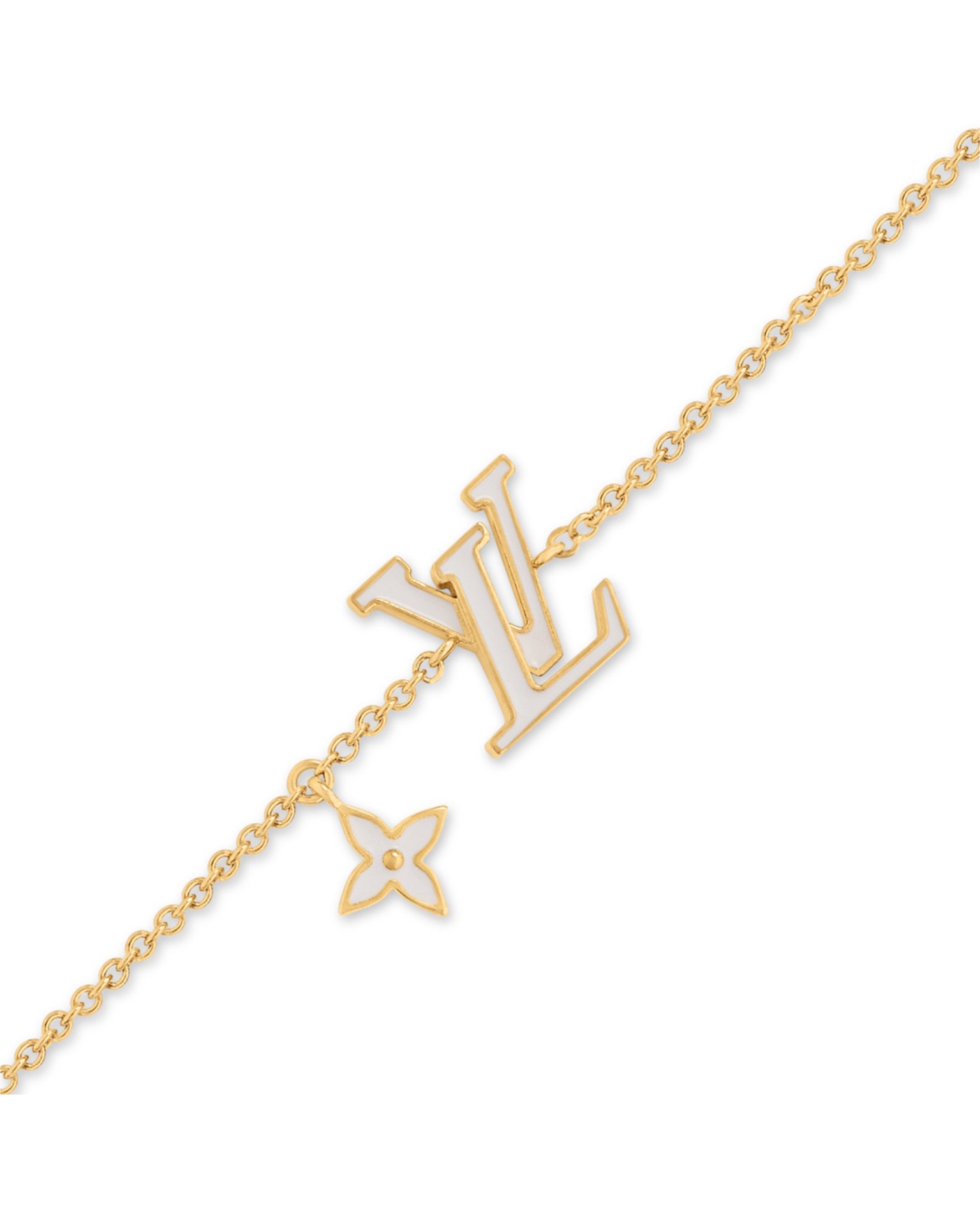 Louis Vuitton LV Iconic Enamel Blanc Bracelet