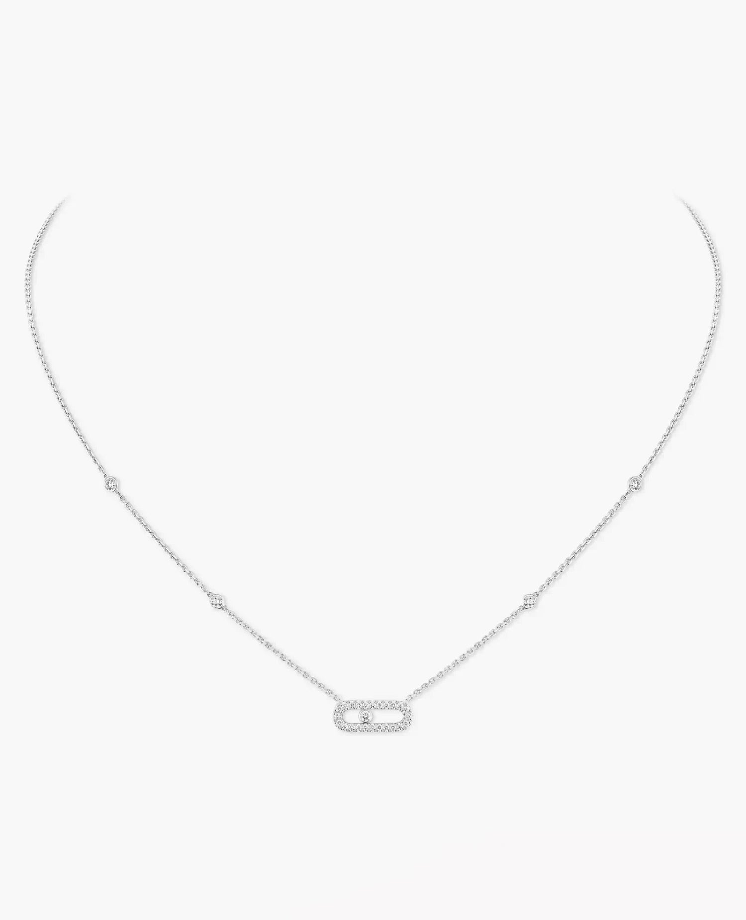 Messika Move Uno Pavé Necklace