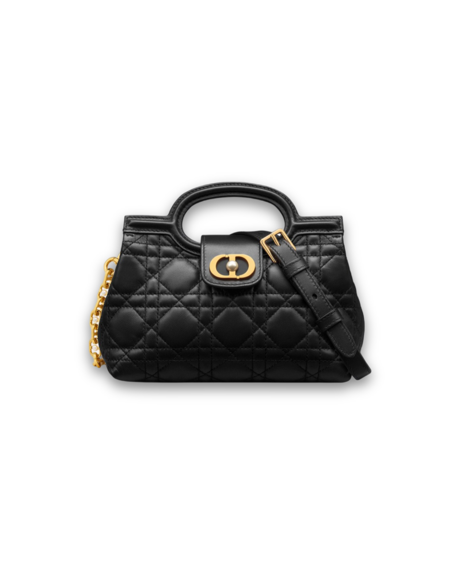 DR Jolie Top Handle Mini Bag
Black Cannage Lambskin