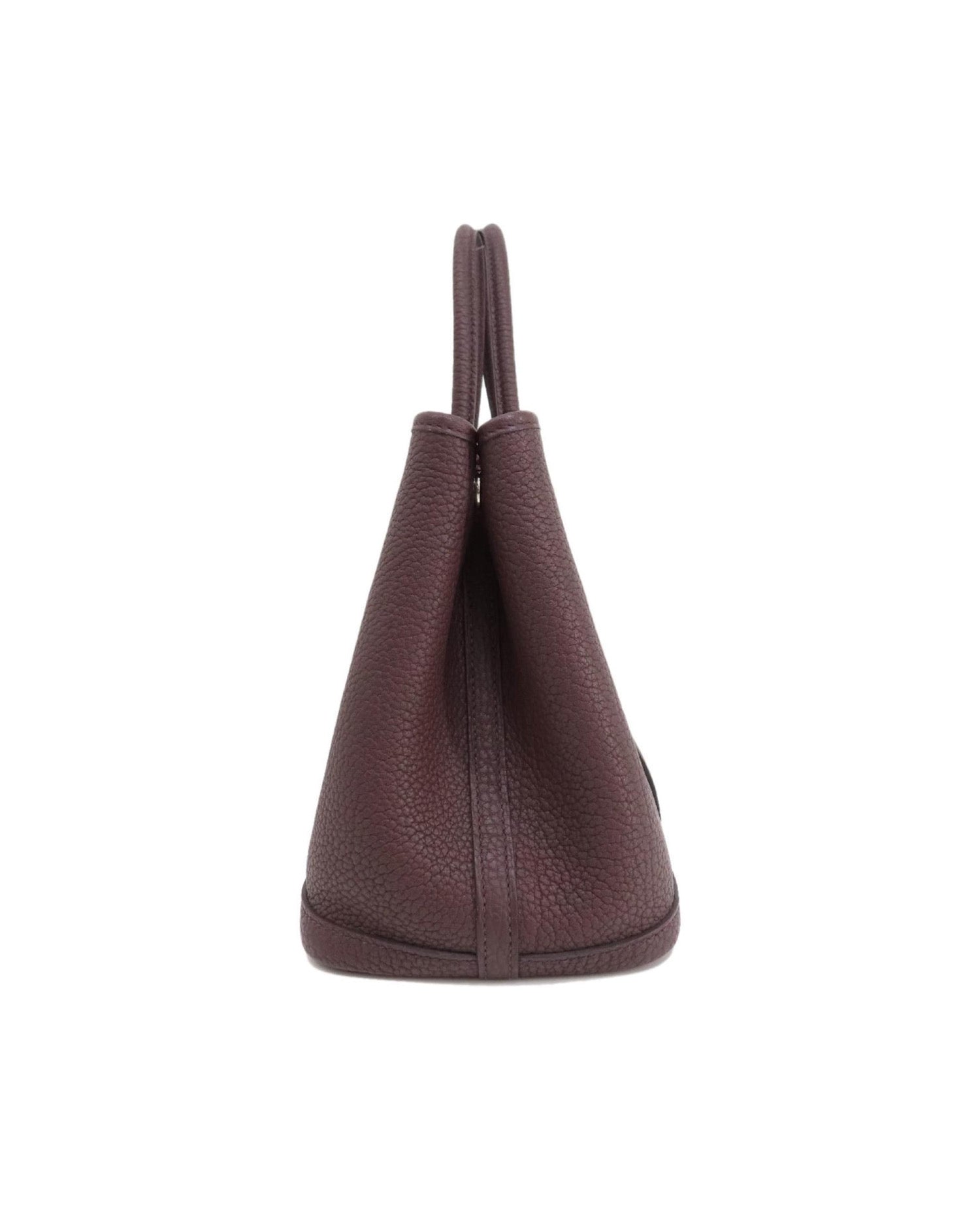 Hermès Garden Party 30 Rouge Sellier Dark Red Brown
