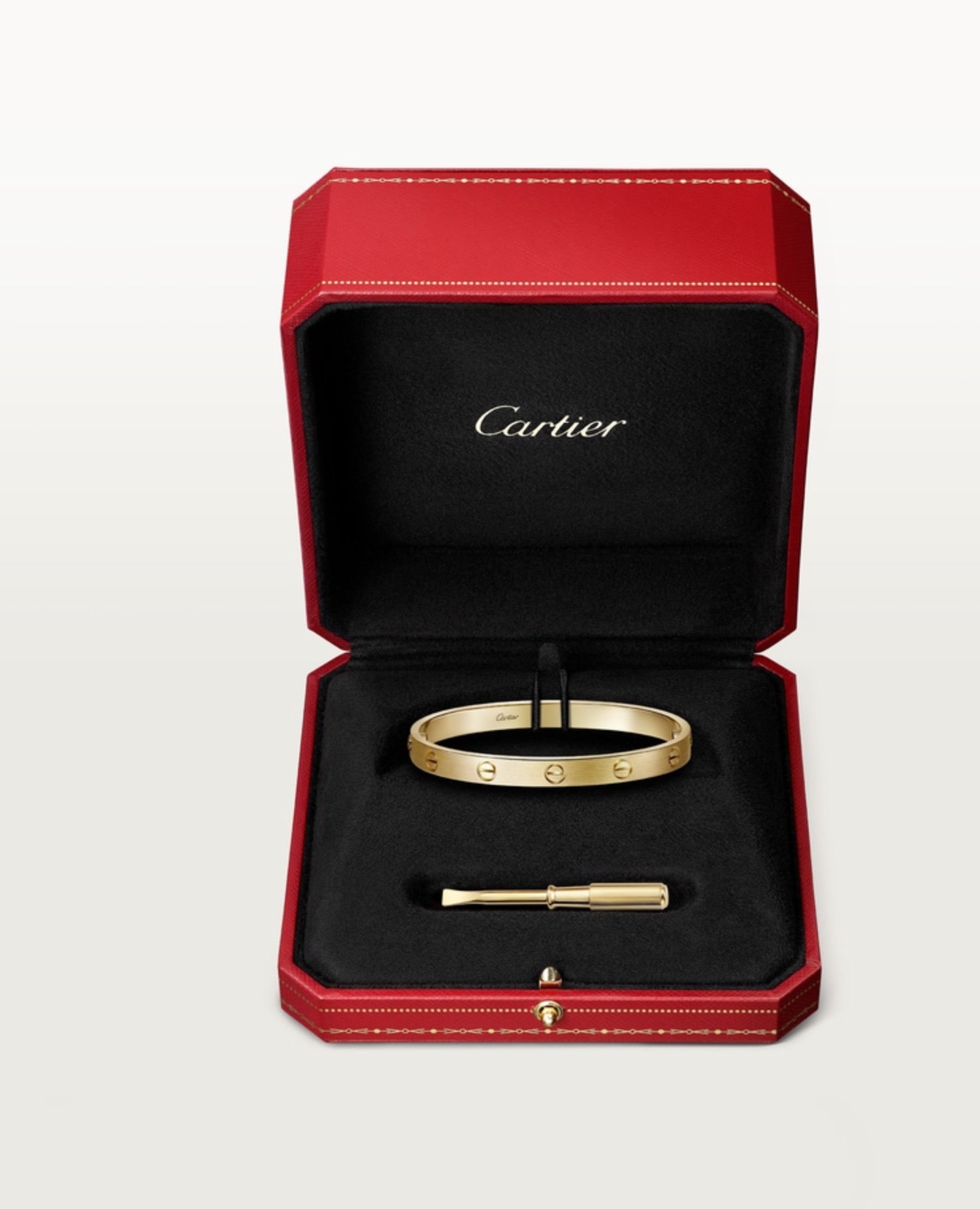 Cartier Love Bracelet, Classic Model, Brushed, Yellow Gold