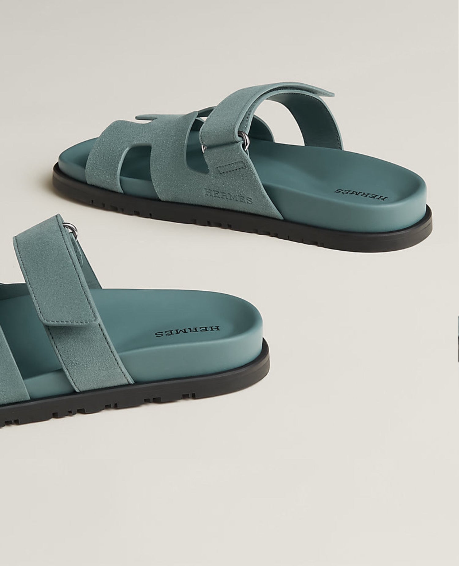 Hermès Chypre sandal Bleu Tonnerre