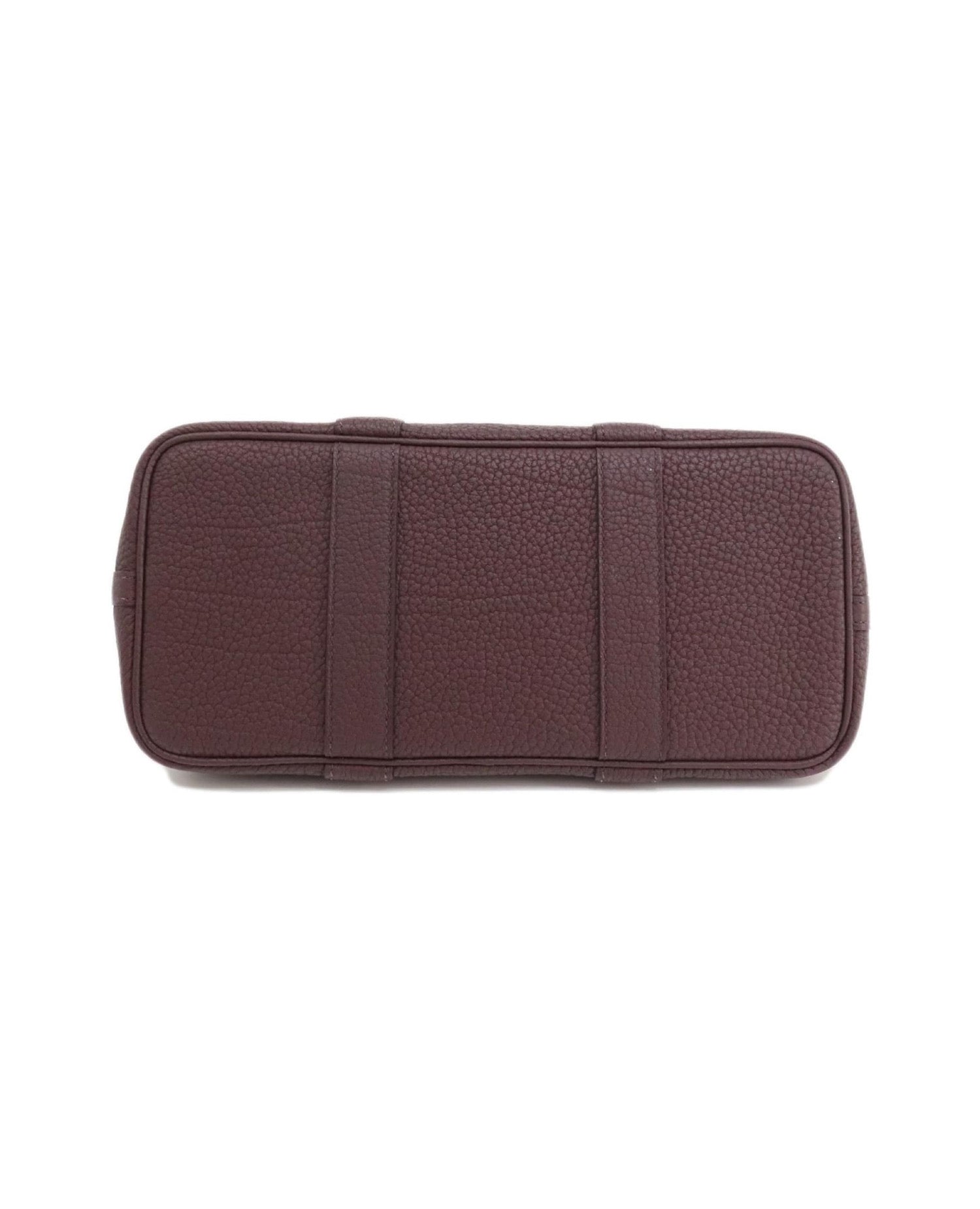 Hermès Garden Party 30 Rouge Sellier Dark Red Brown