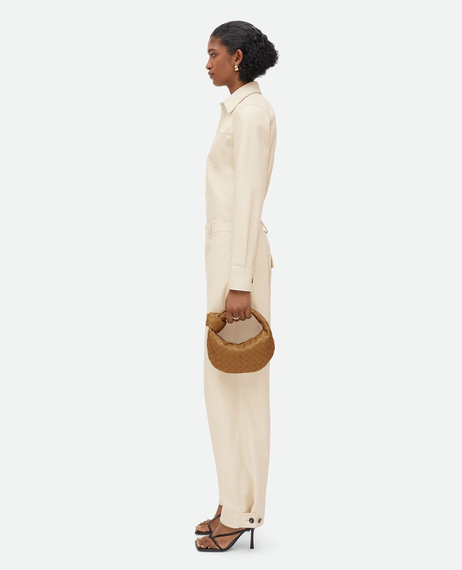 Bottega Veneta Mini Jodie Caramel
