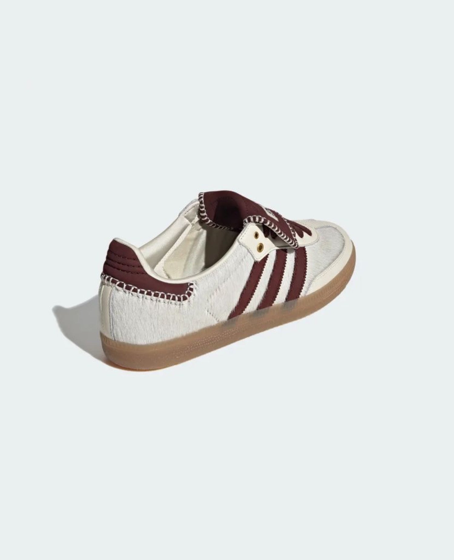 Adidas x Wales Bonner White Tonal Pony Samba