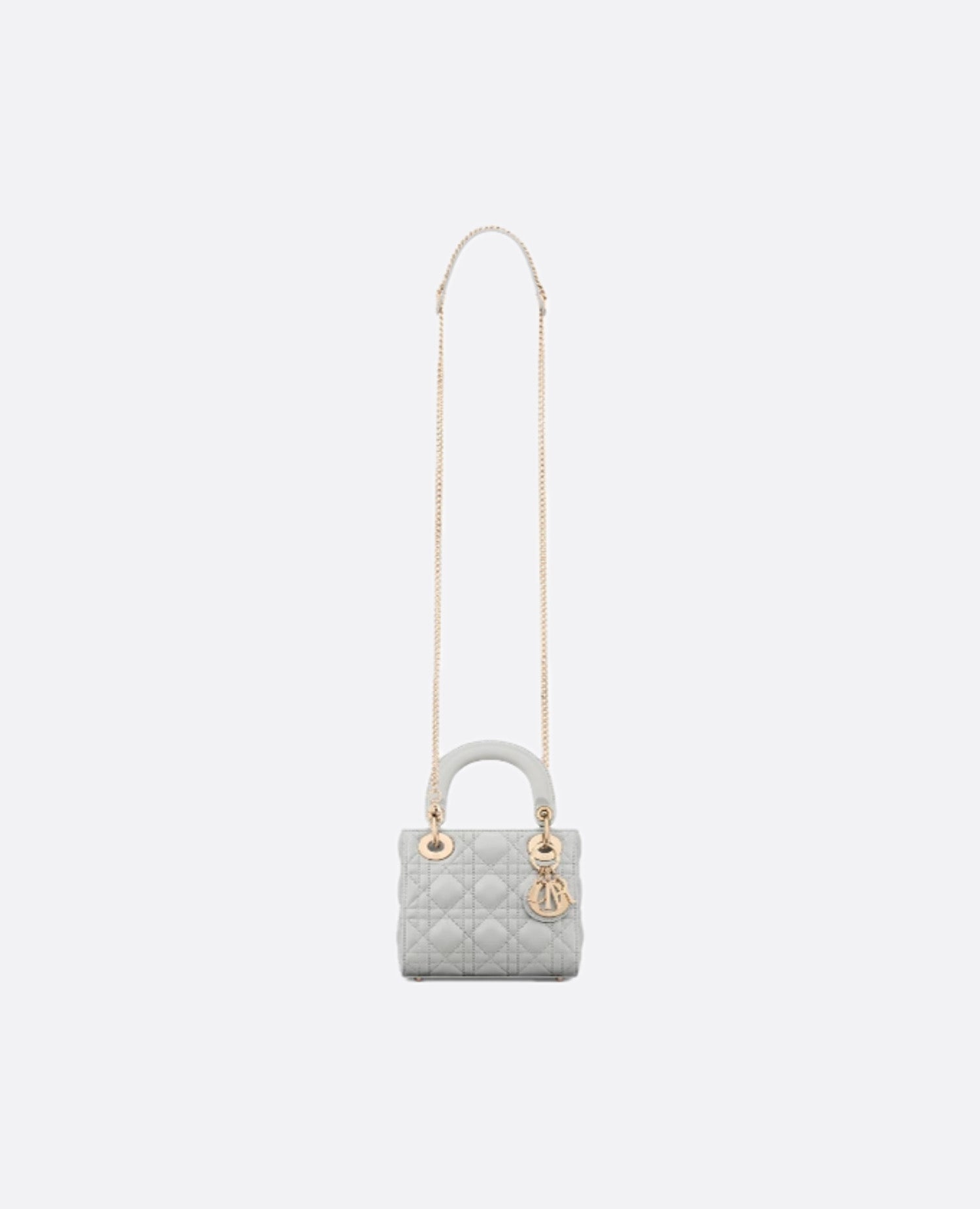 Christian Dior Mini Lady Dior Bag Cloud Gray