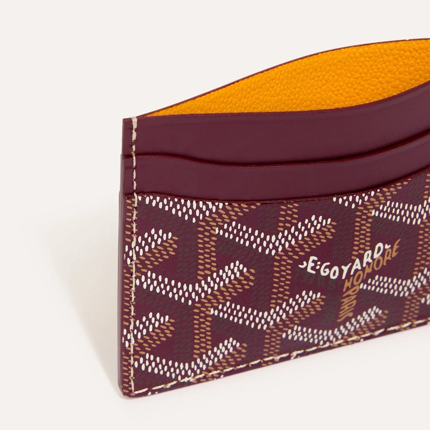 GYD Saint-Sulpice Card Wallet Burgundy