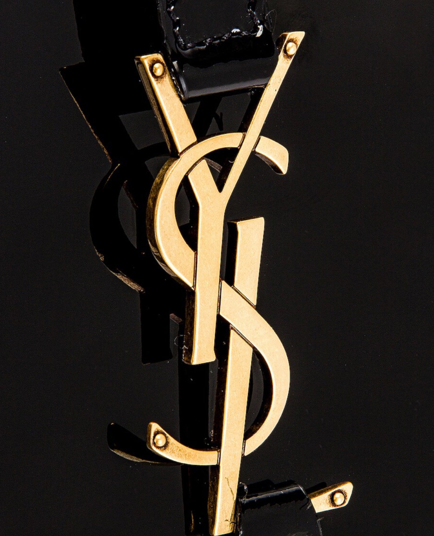 Saint Laurent Le 5 A 7 Patent Hobo Bag