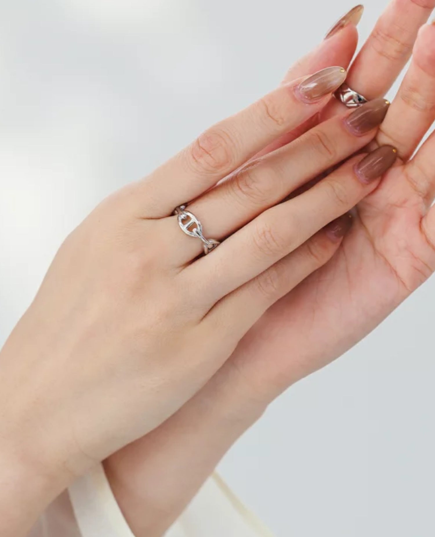 Hermès Chaine D'ancre Enchainee Ring, small model