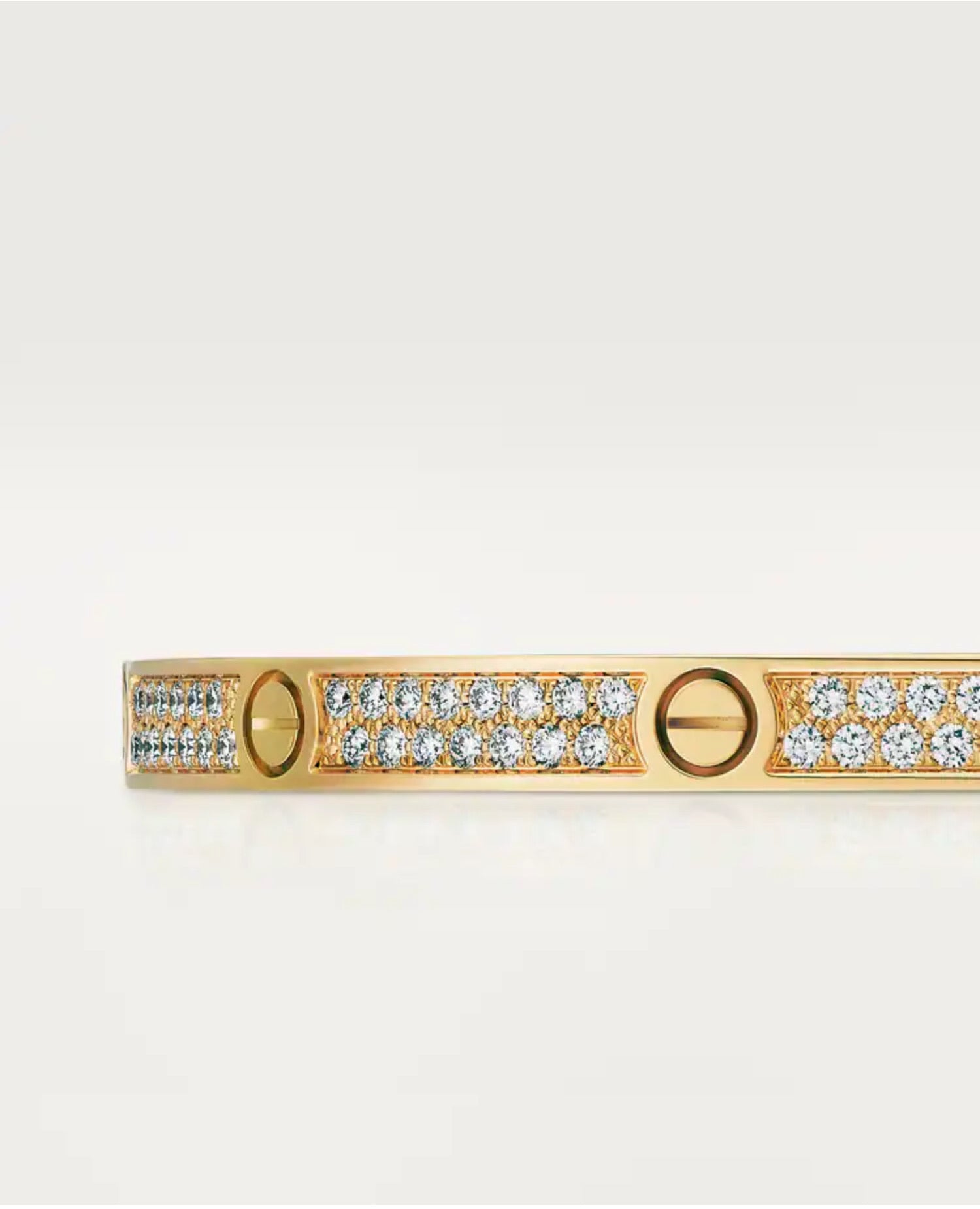 Cartier Love Bracelet, small model, paved