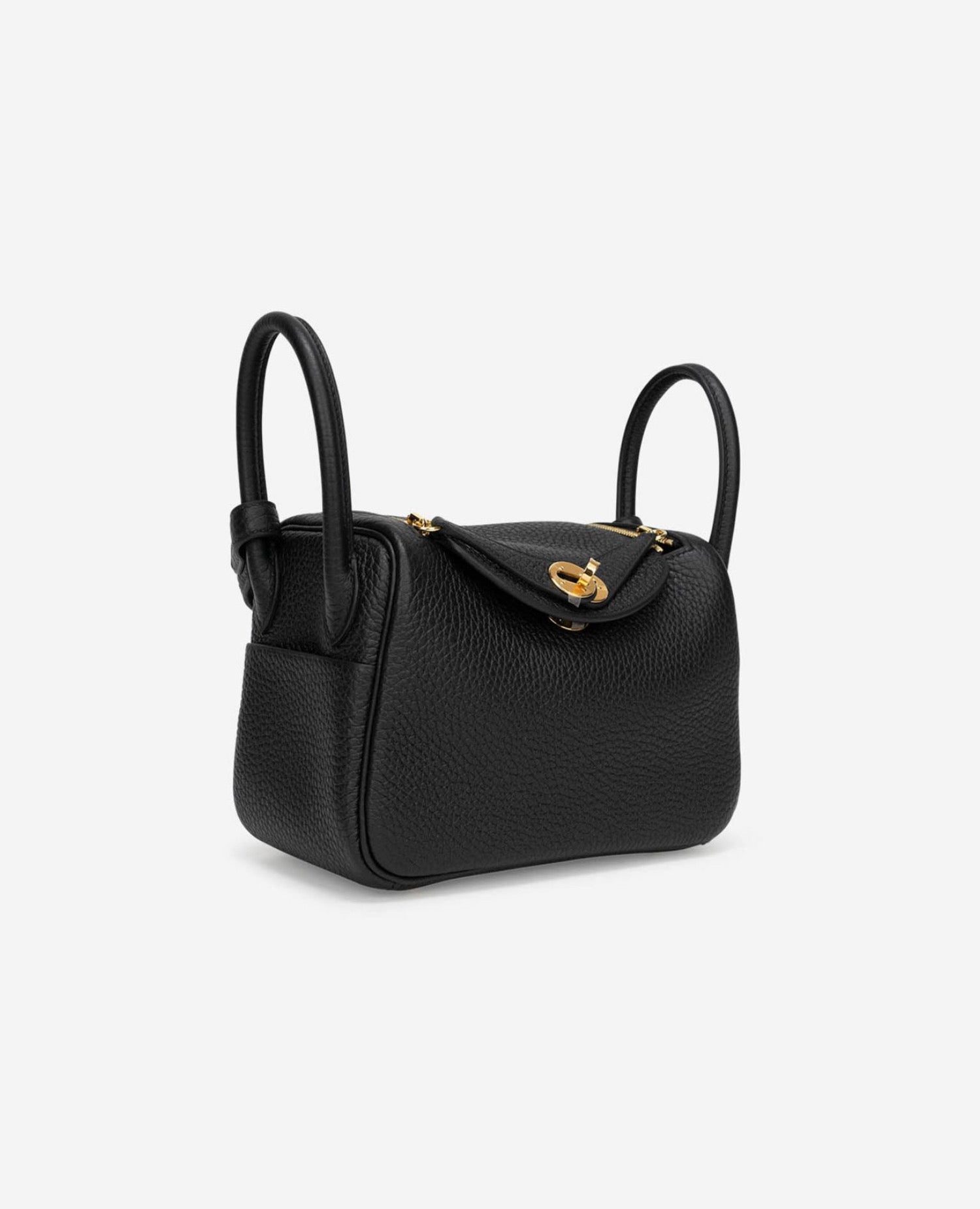 Hermès Lindy Mini Clemence Black