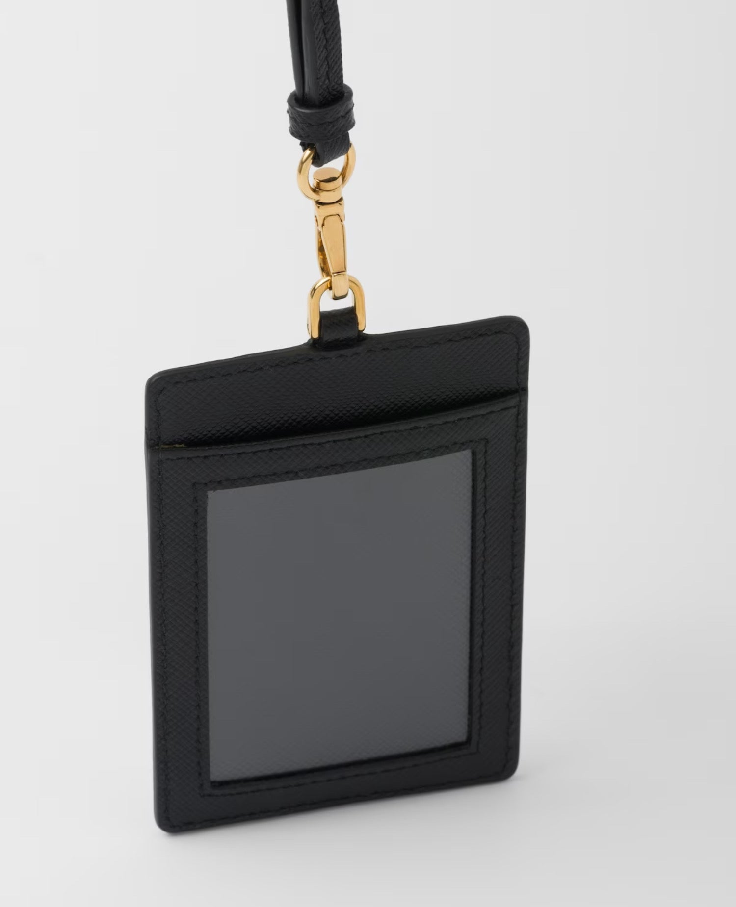 Prada Saffiano Leather Badge Holder