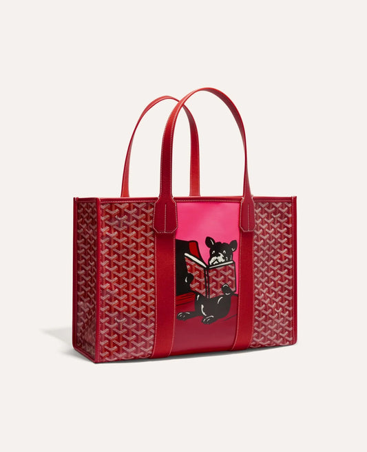 Goyard Villette Tote Red Bag
