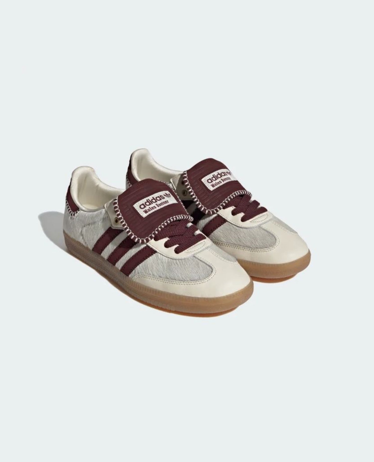Adidas x Wales Bonner White Tonal Pony Samba