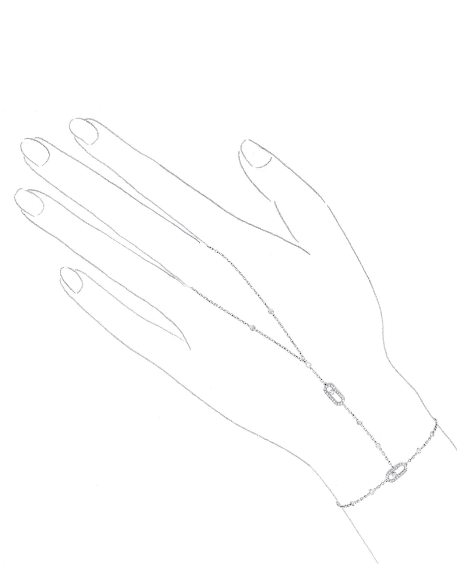 Messika Move Uno Hand Bracelet