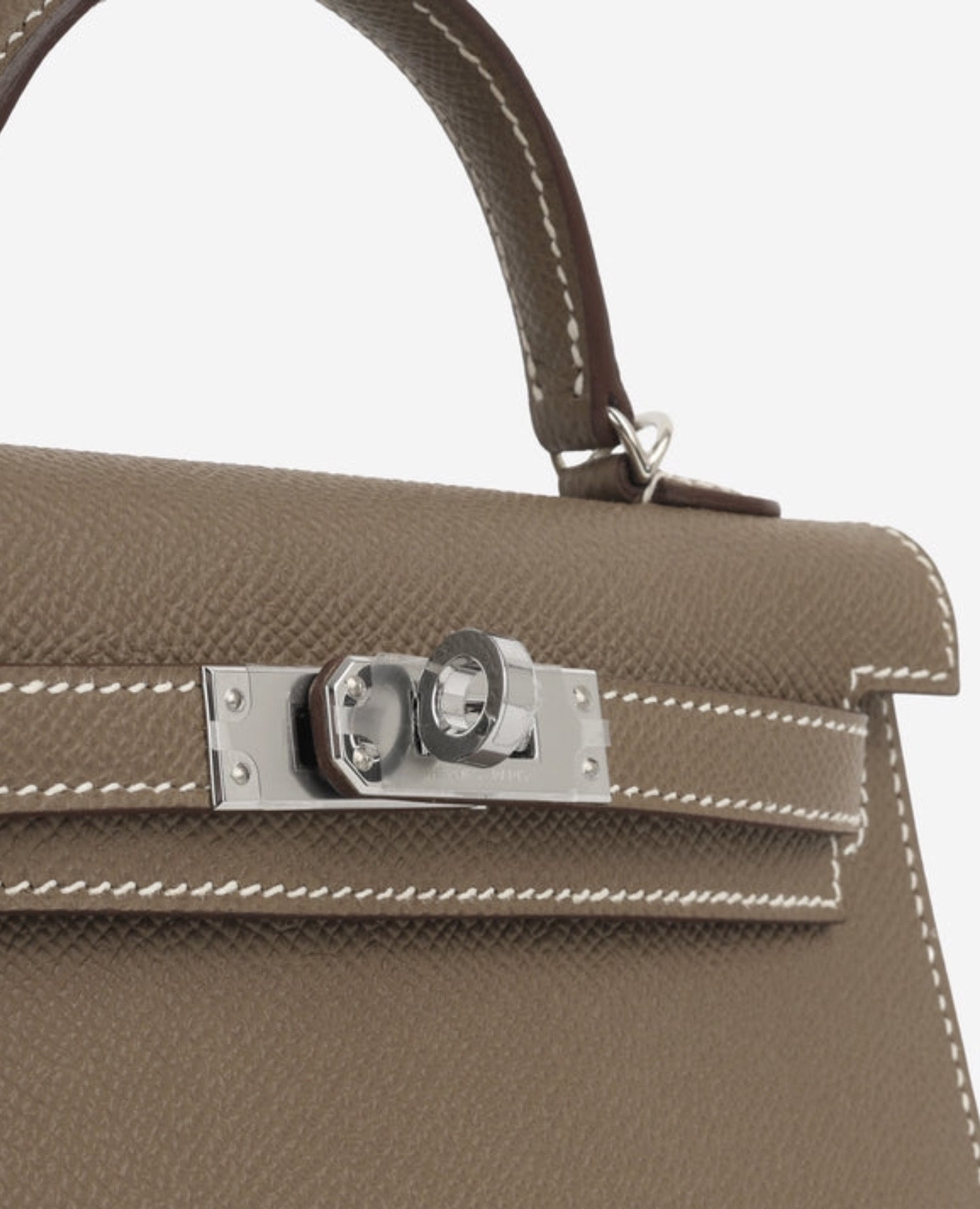 Hermès Mini Kelly Etoupe Epsom
