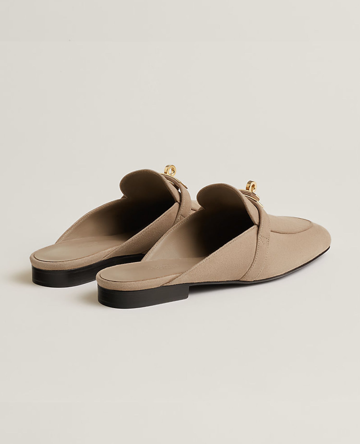 HMS OZ Mule Beige Sable Leather Sole