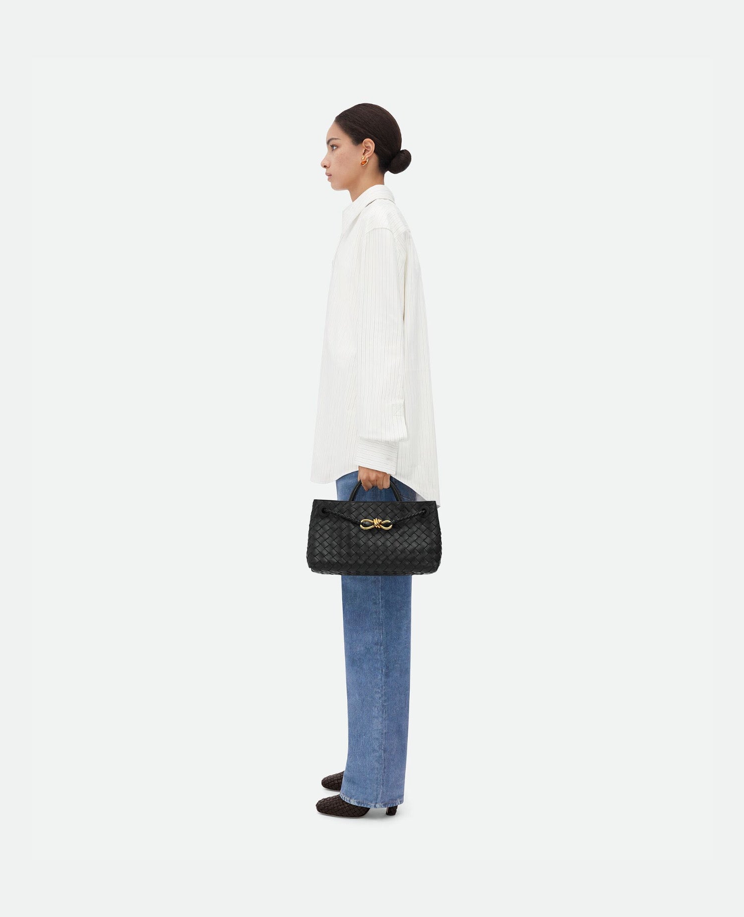 Bottega Veneta East-West Andiamo Black