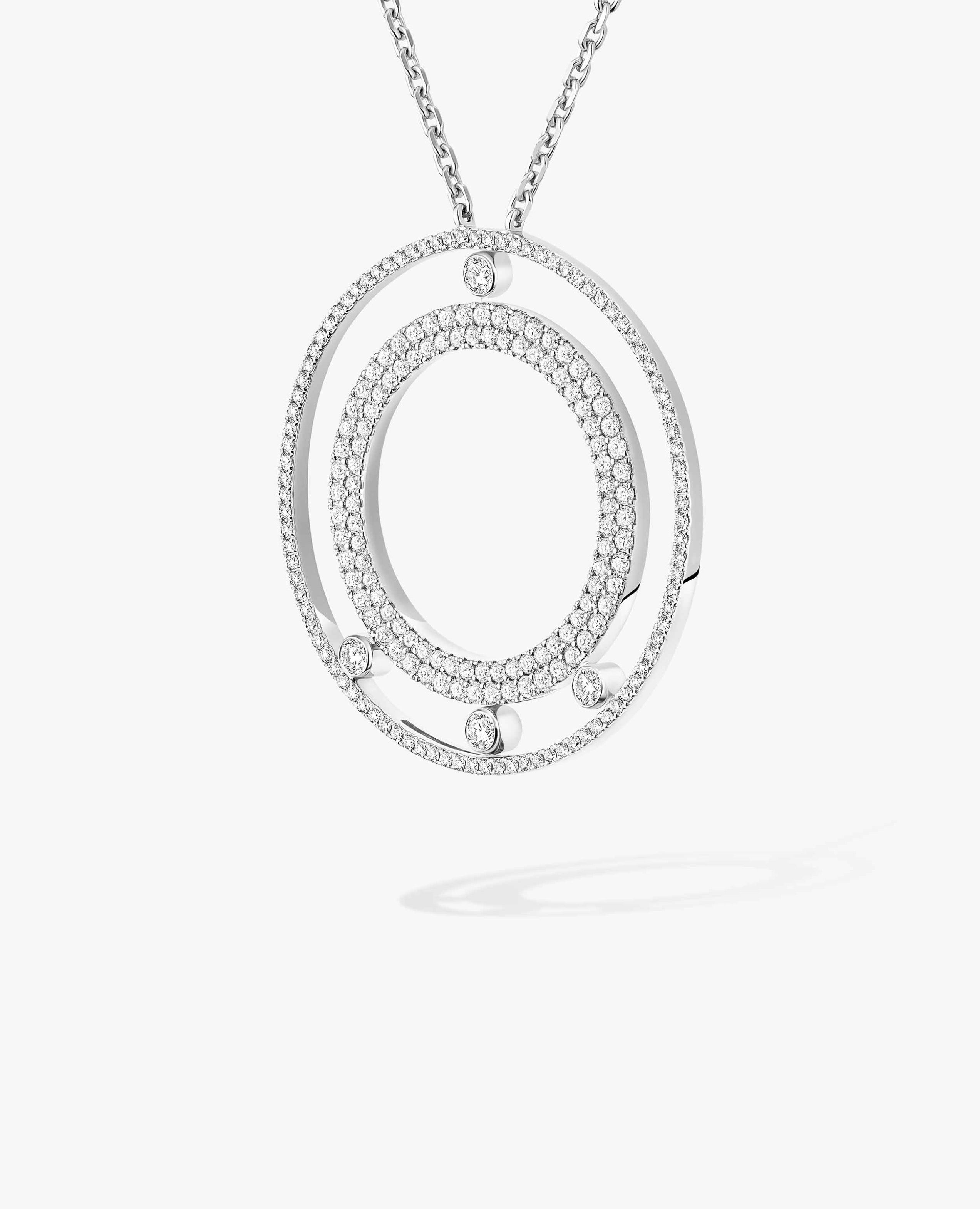 MSK Move Romane Long Diamond Pavé Necklace
