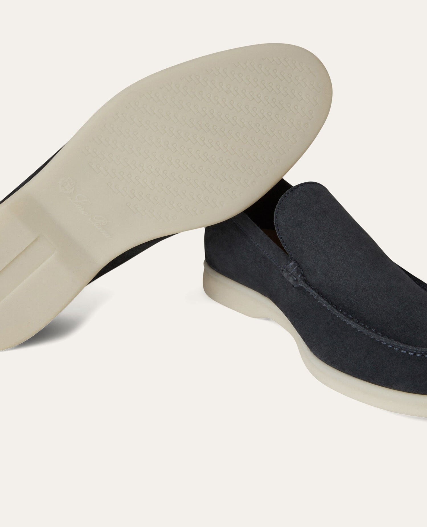 Loro Piana Summer Walk Loafer Navy Blue