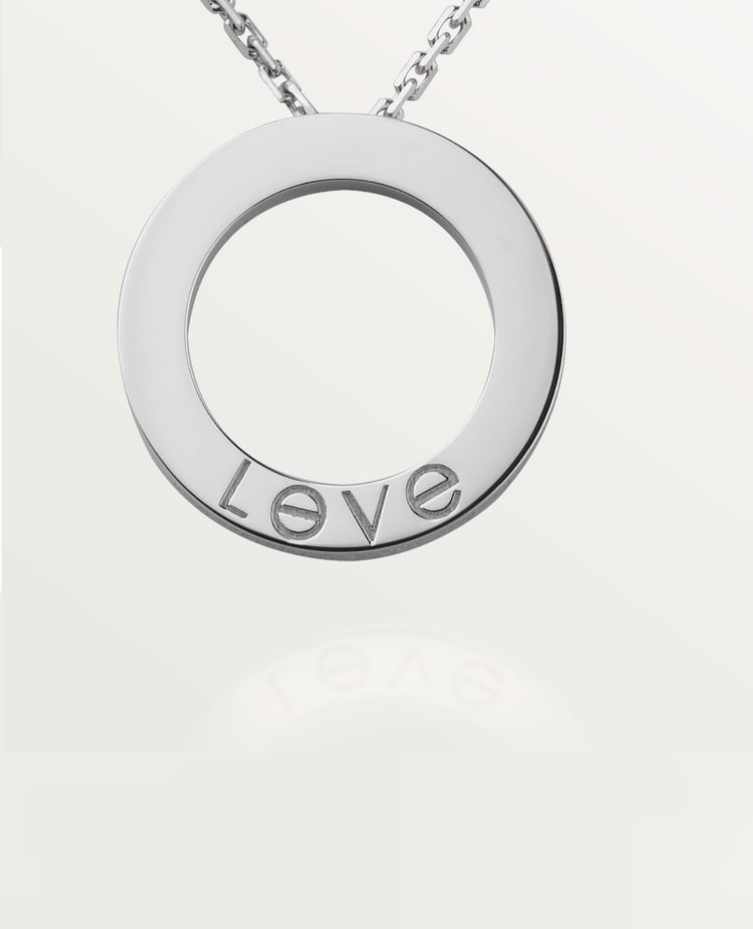 Cartier Love Necklace, 3 Diamonds