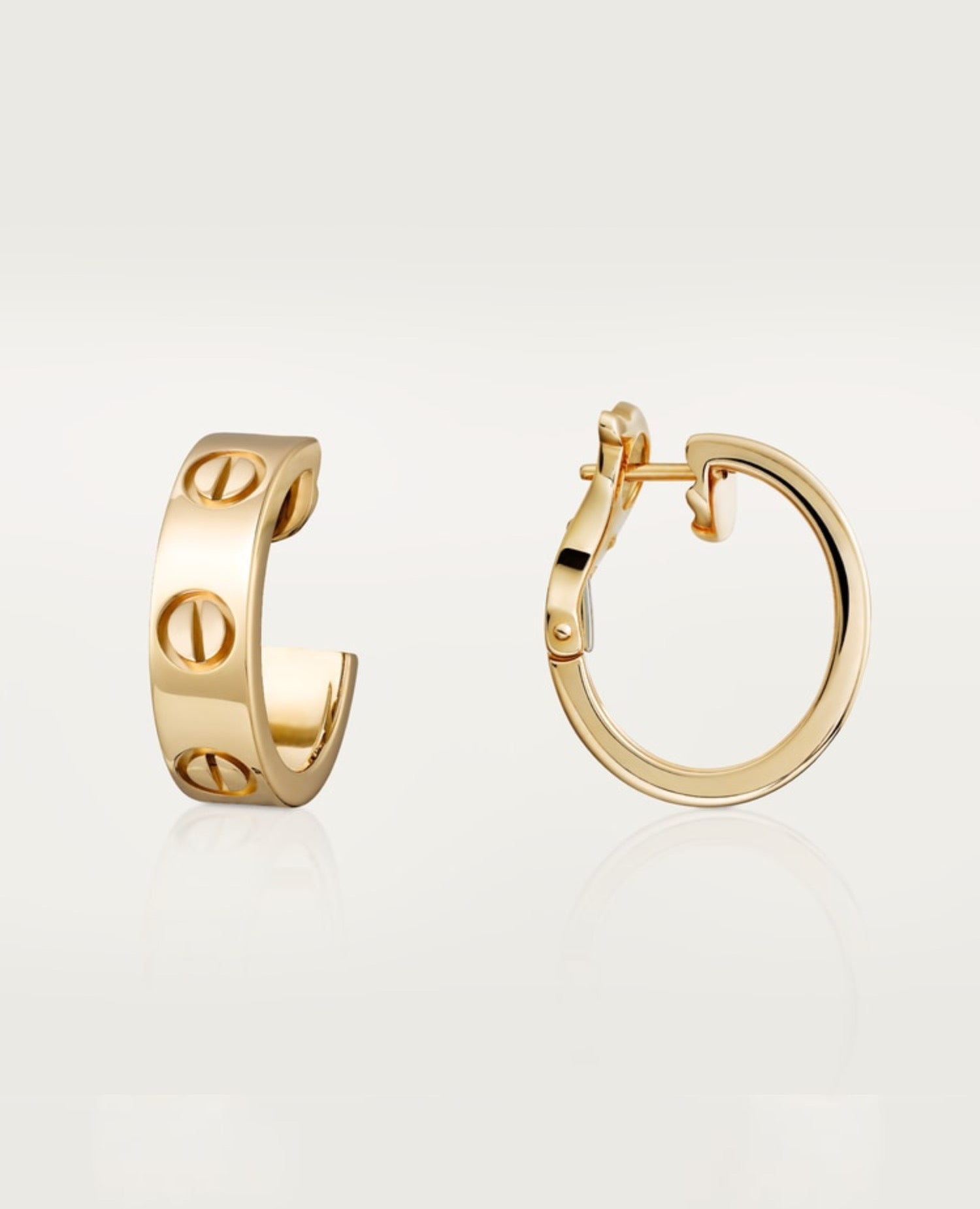 Cartier Love Hoop Earrings, Classic Model
