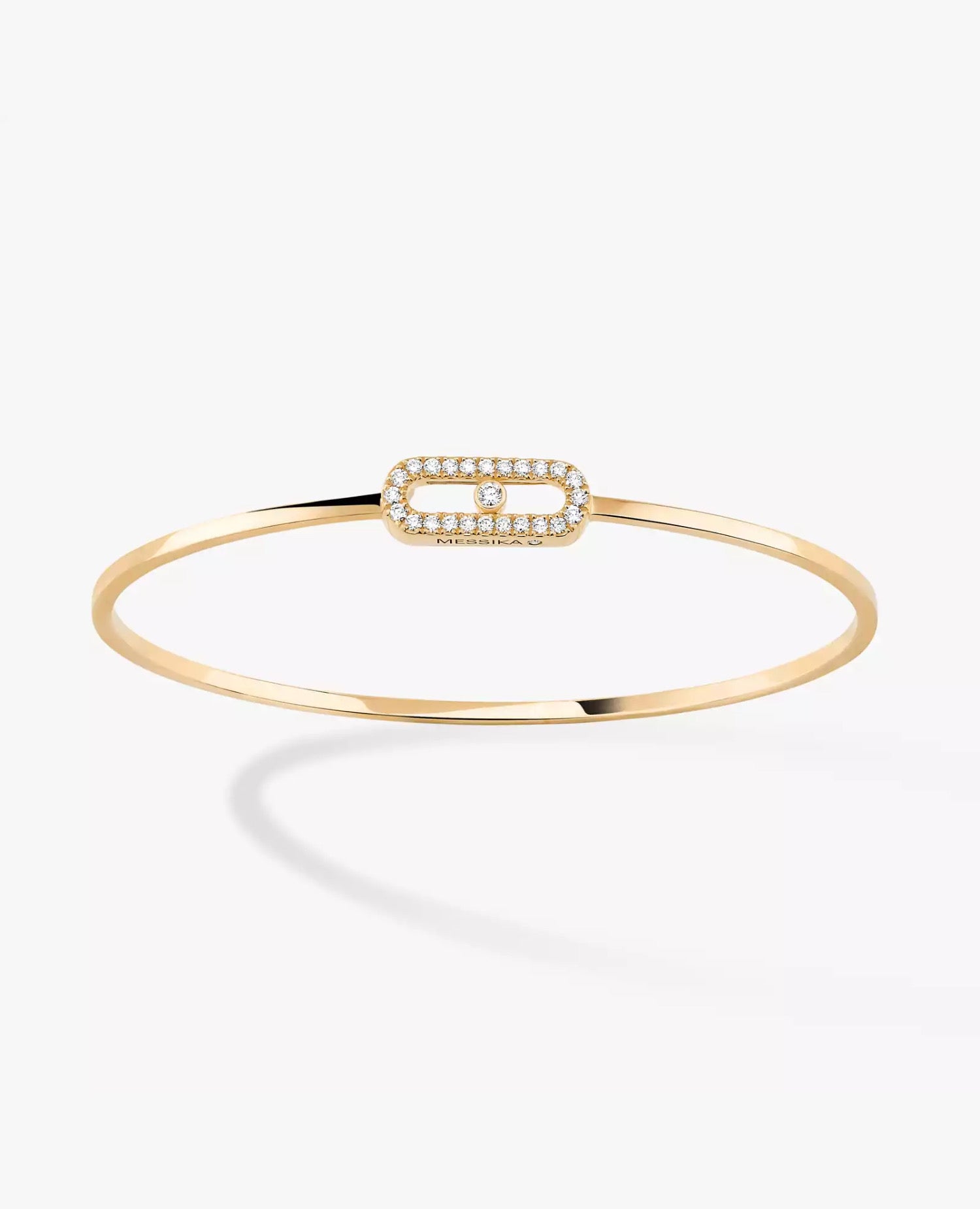Messika Move Uno Pavé Flex Bangle Bracelet