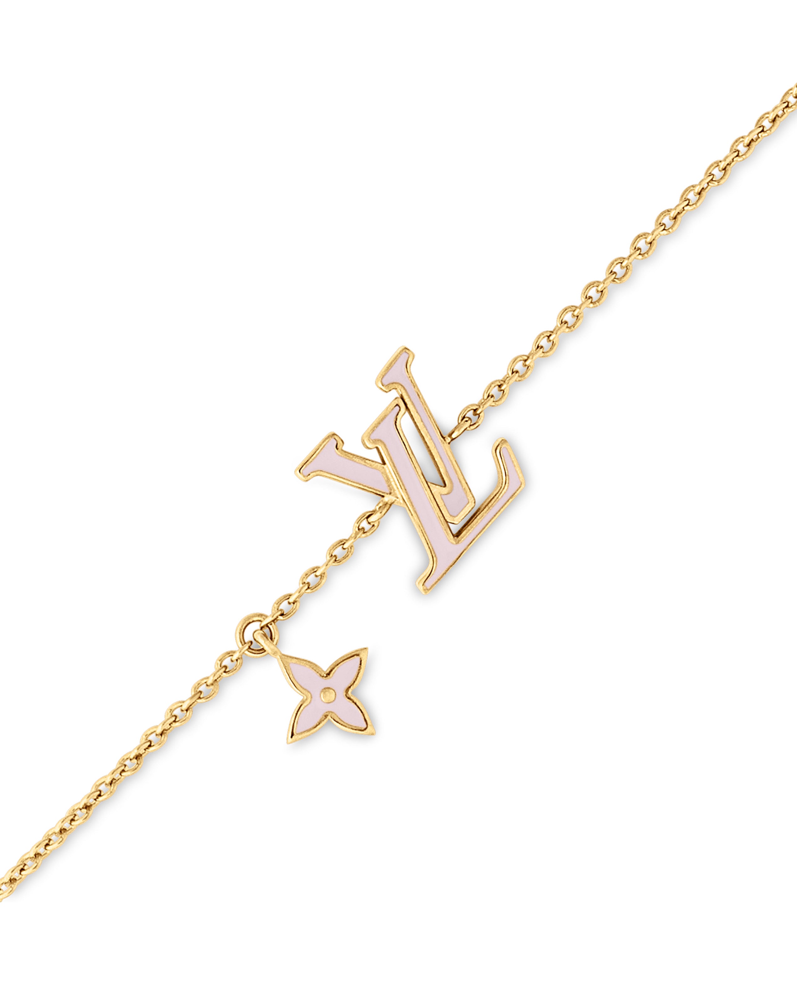 LVN LV Iconic Enamel Pink Bracelet