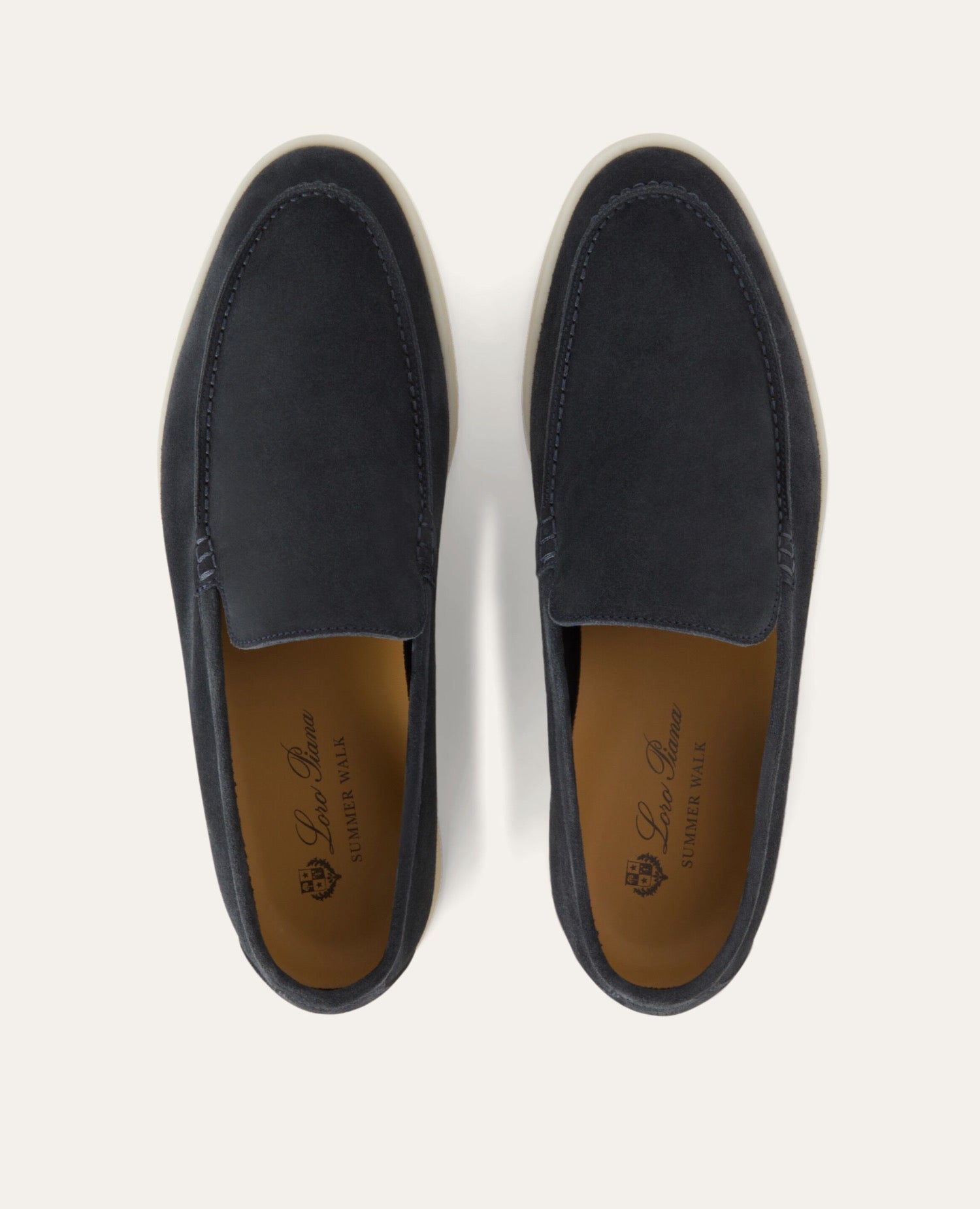 Loro Piana Summer Walk Loafer Navy Blue
