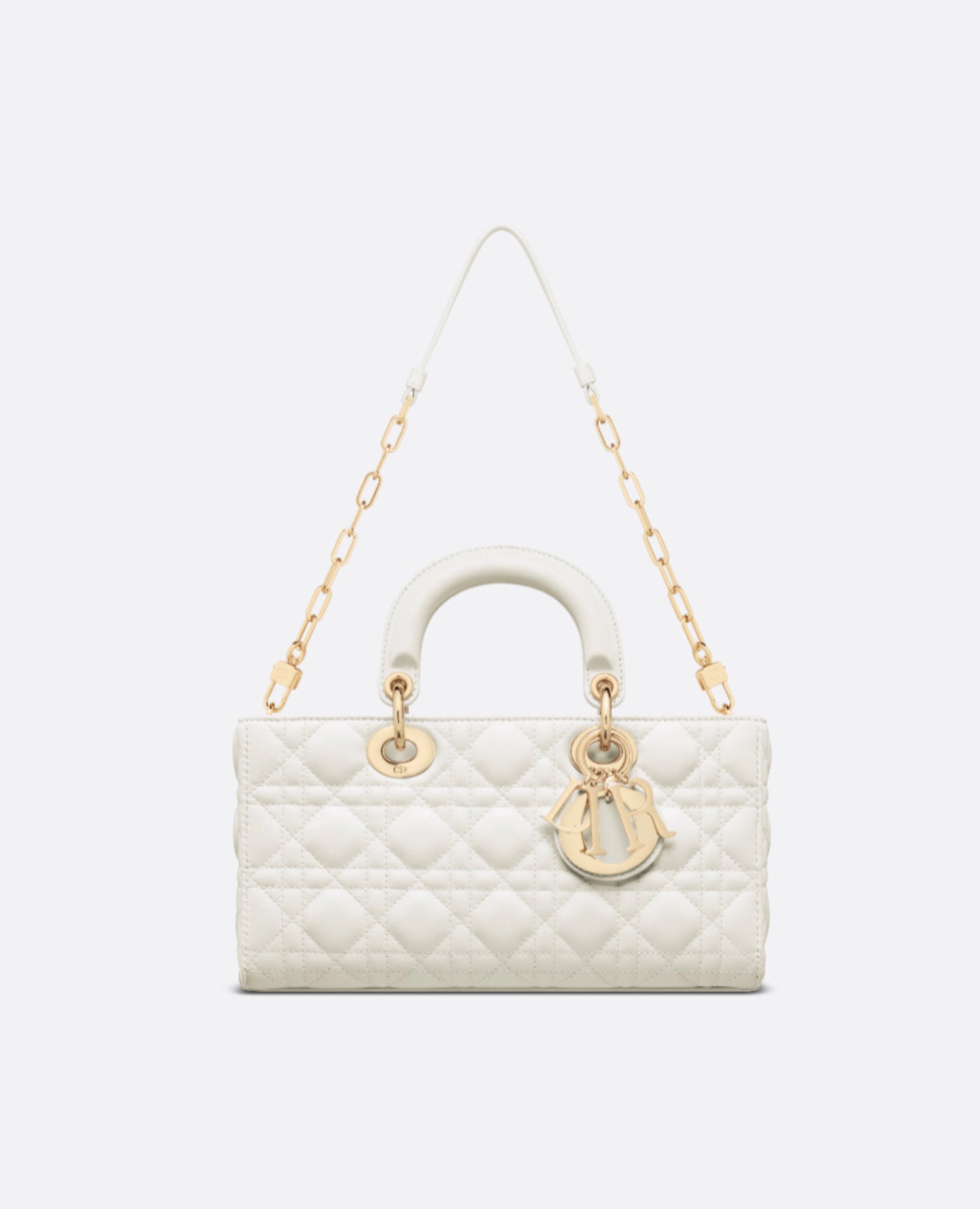 Dior Medium Lady D-Joy Bag Latte Cannage Lambskin