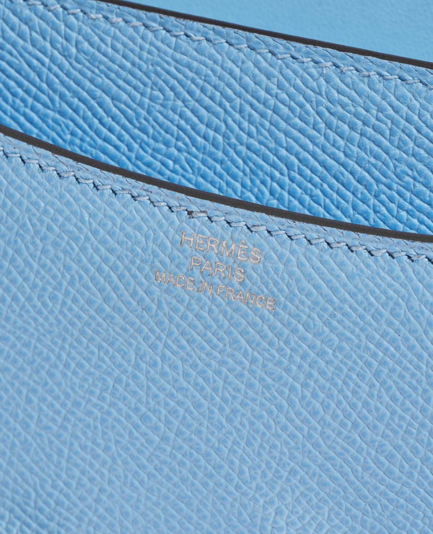 Hermès Constance 18 Epsom Blue Celeste