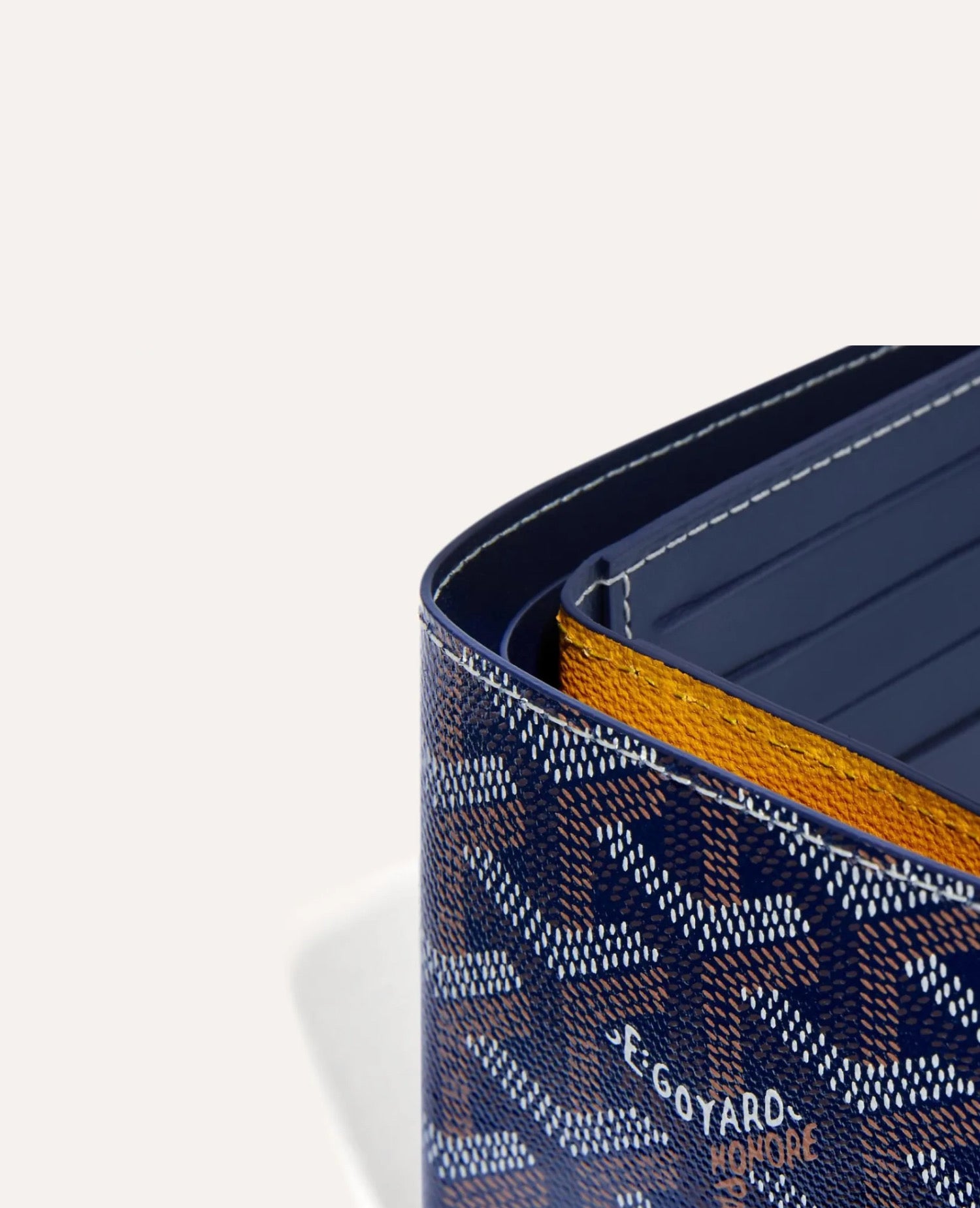 Goyard Victoire Wallet Navy Blue